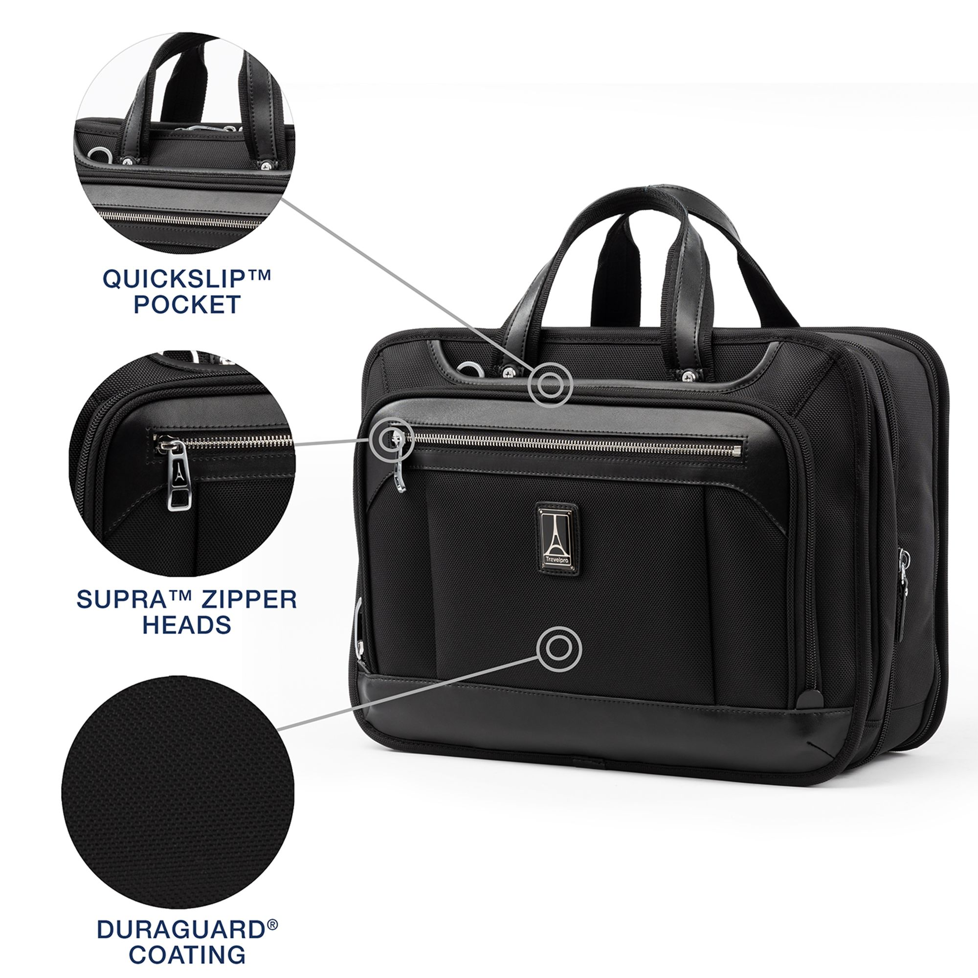 Platinum Elite Expandable Business Briefcase — Image 11