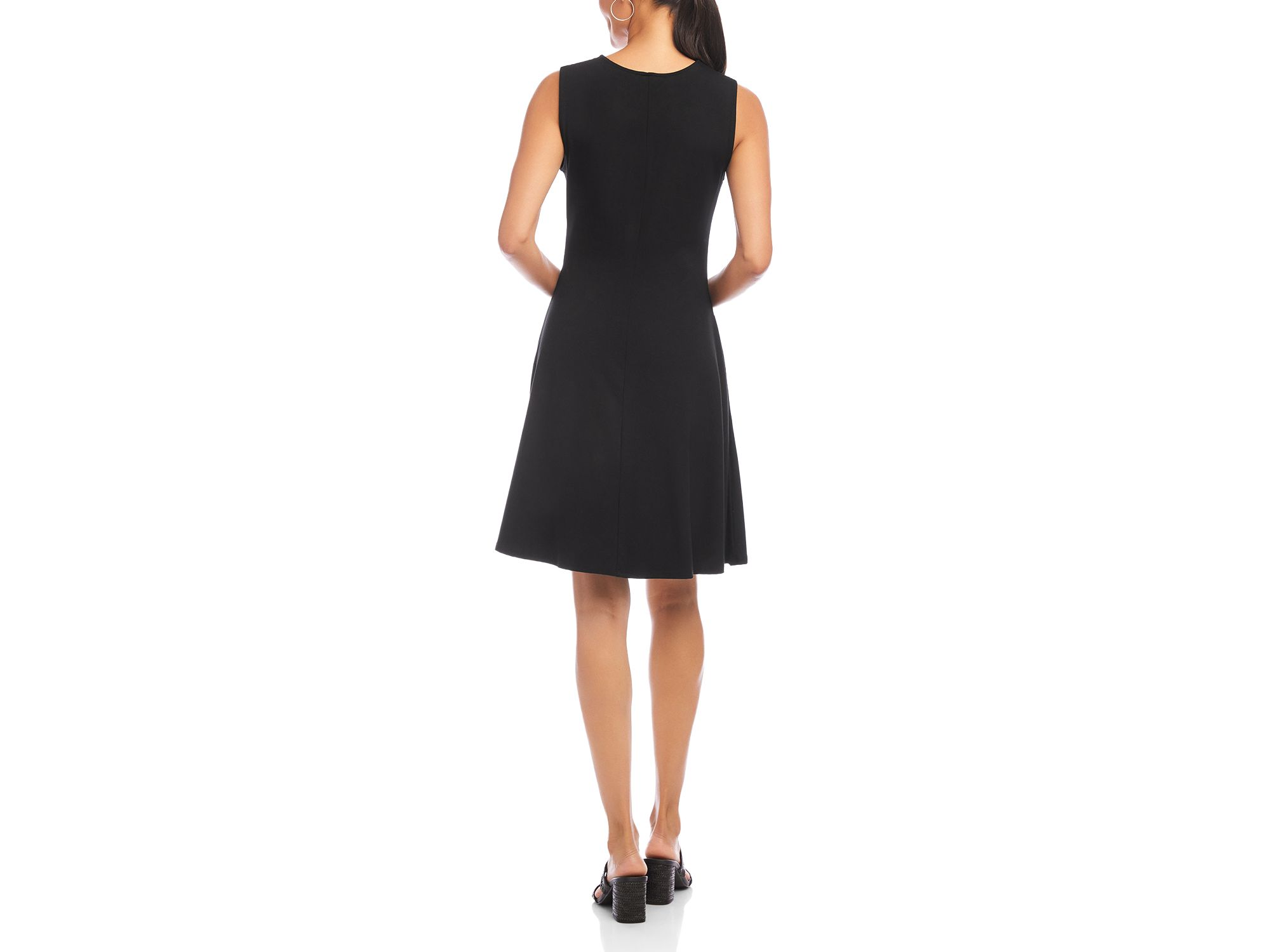 Sleeveless Fit and Flare Dress — Image 3