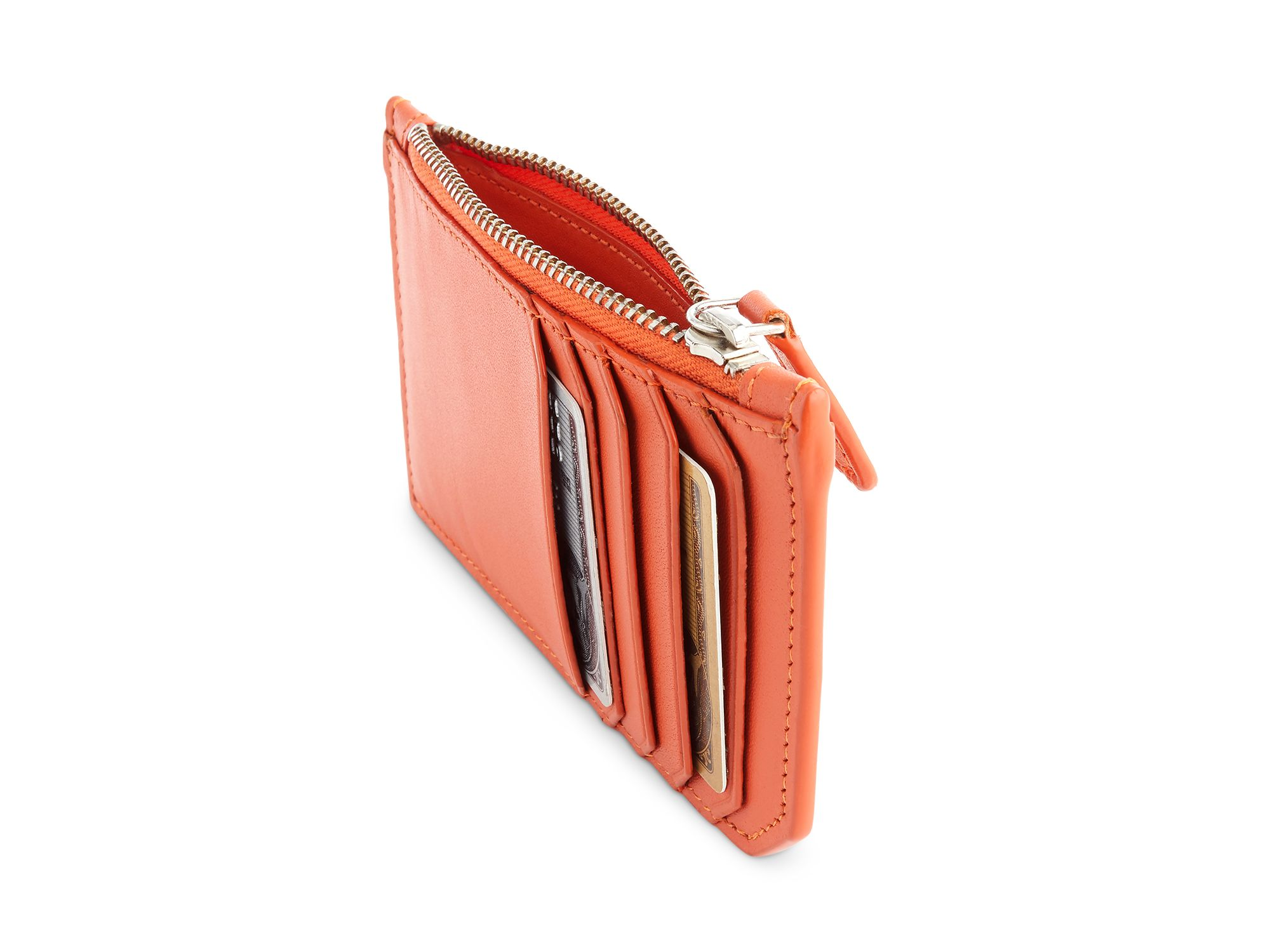 Leather Zipper Credit Card Case — Image 4