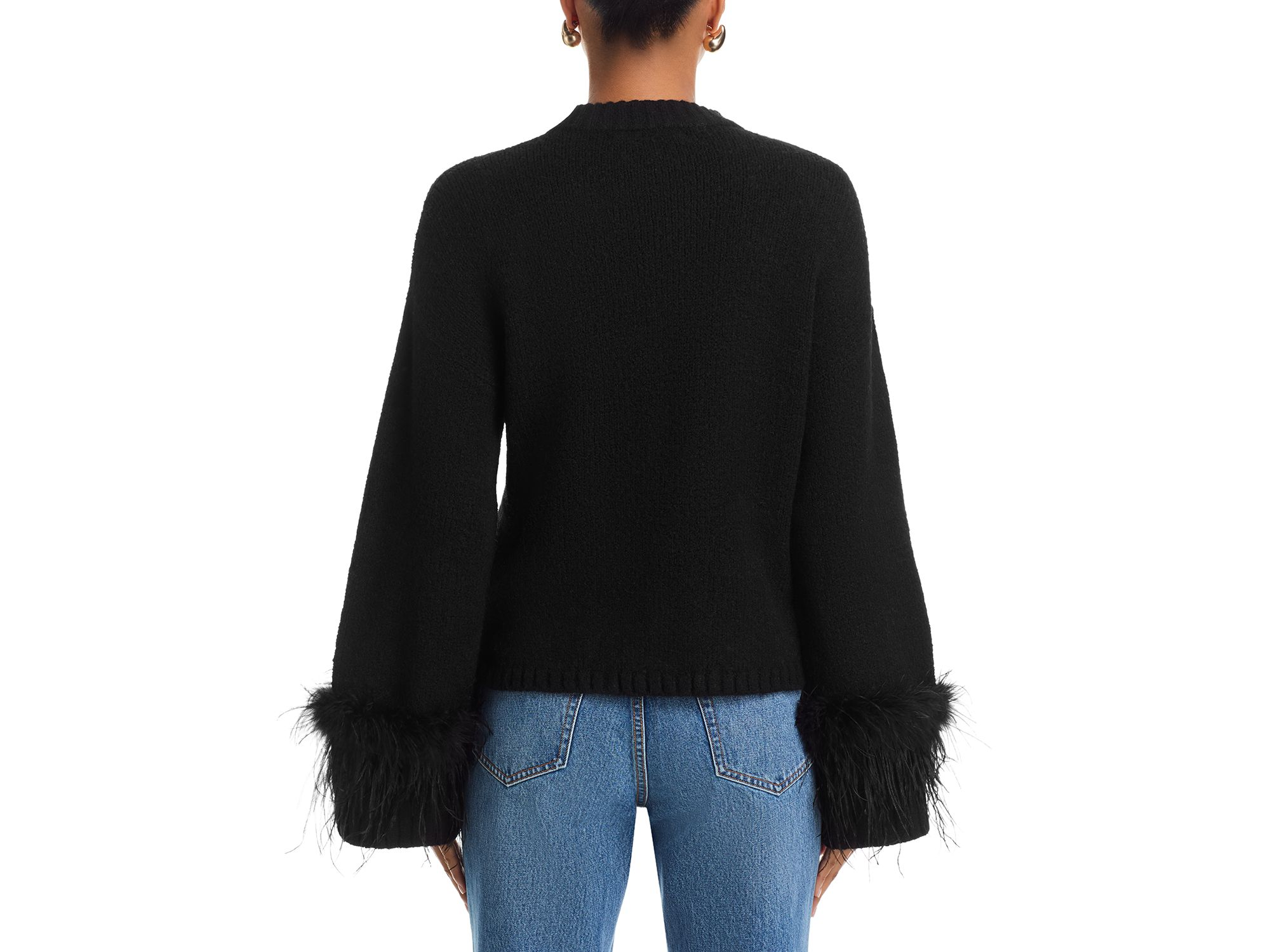 Pia Feather Trim Sweater — Image 3