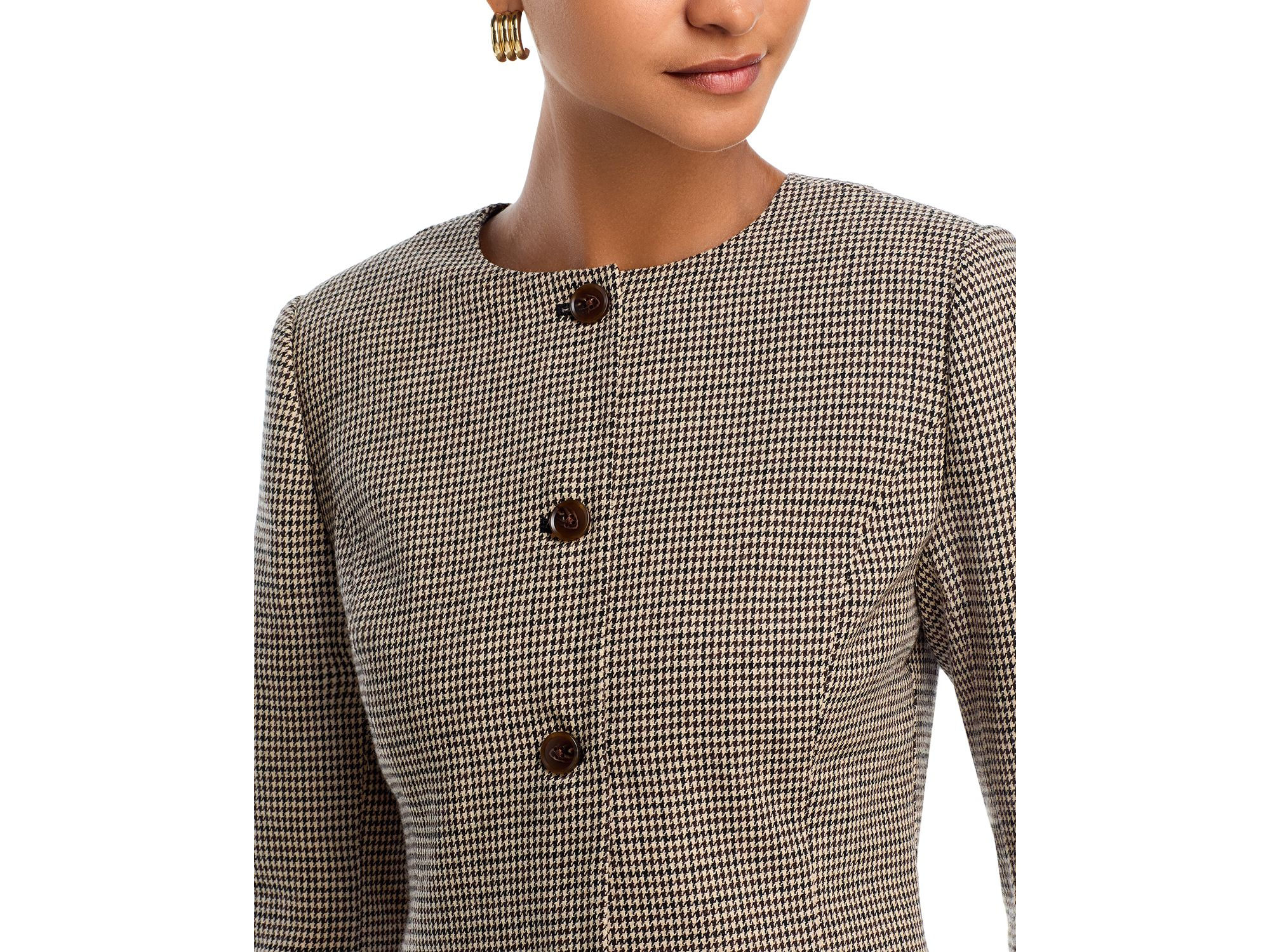 Houndstooth Jacket & Mini Skirt — Image 3