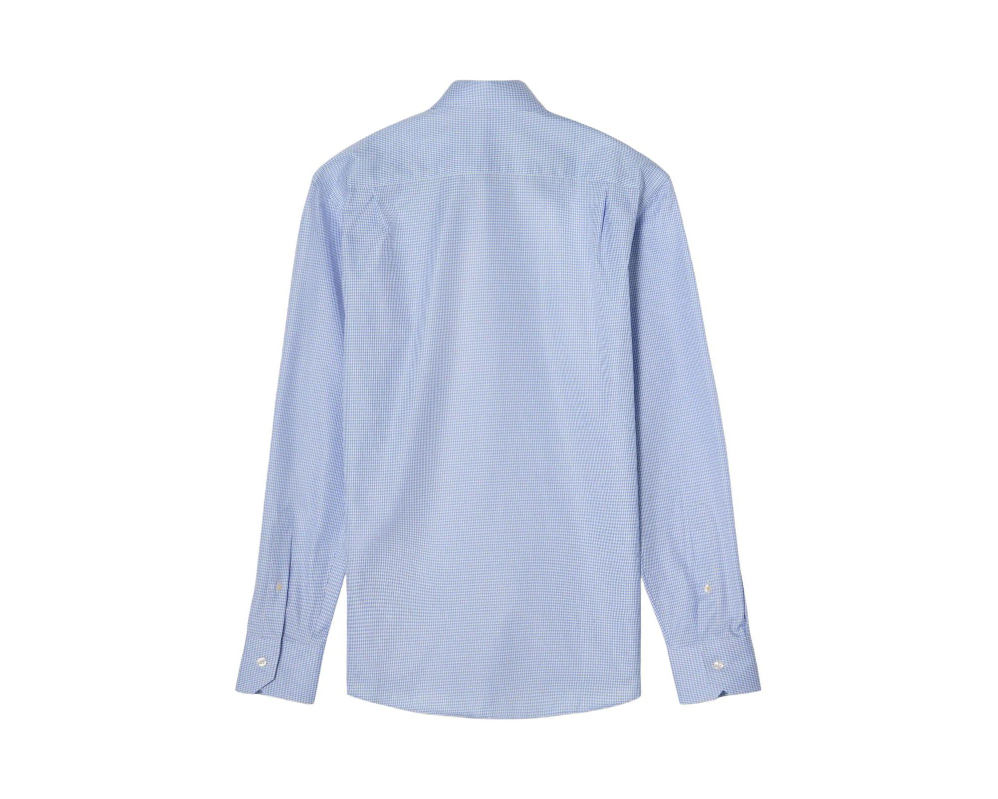 Reynolds Mini Check Contemporary Fit Shirt — Image 3