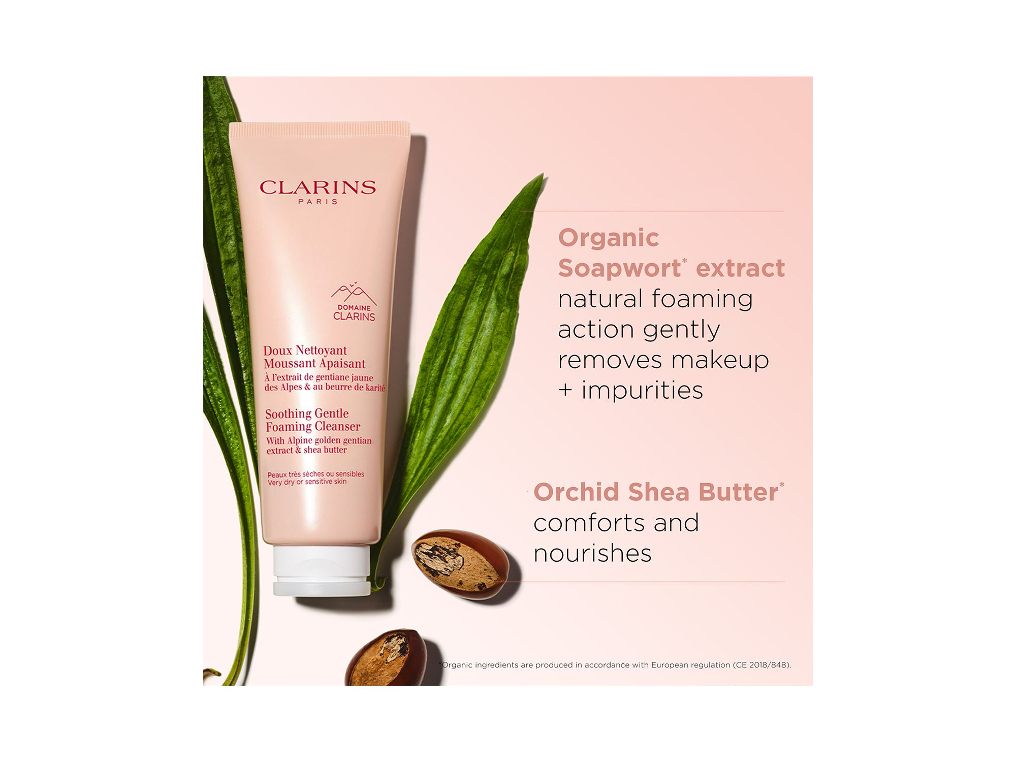Soothing Gentle Foaming Face Cleanser with Shea Butter 4.2 oz. — Image 5