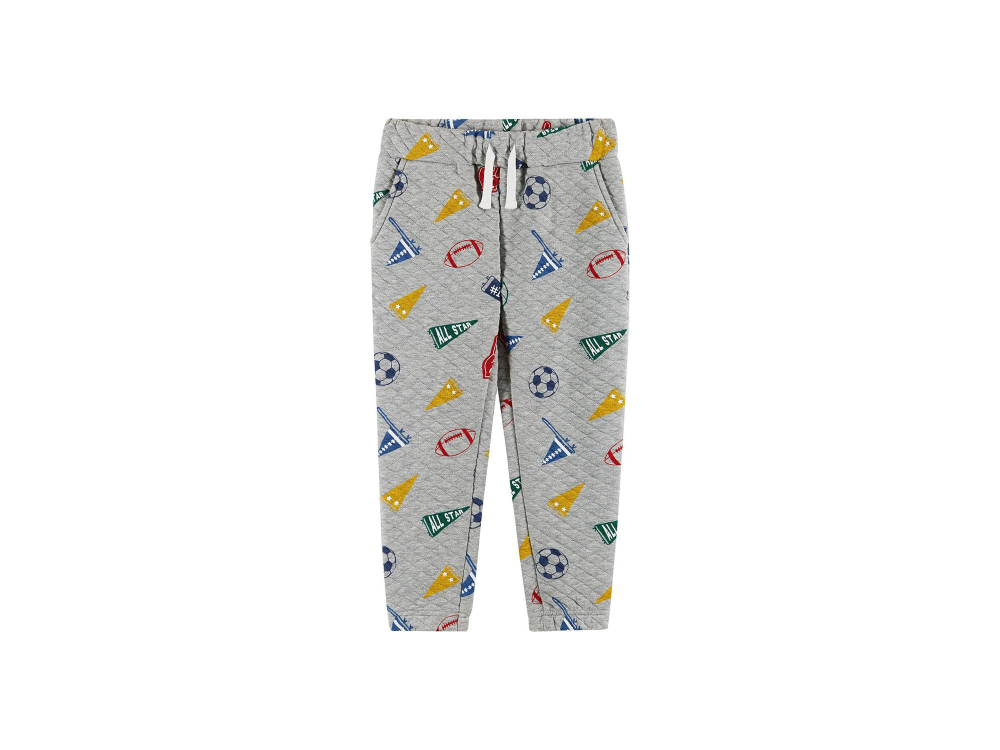Boys' Varsity Print Hooded Sweatshirt and Pant Lounge Set - Little Kid, Big Kid — Image 3