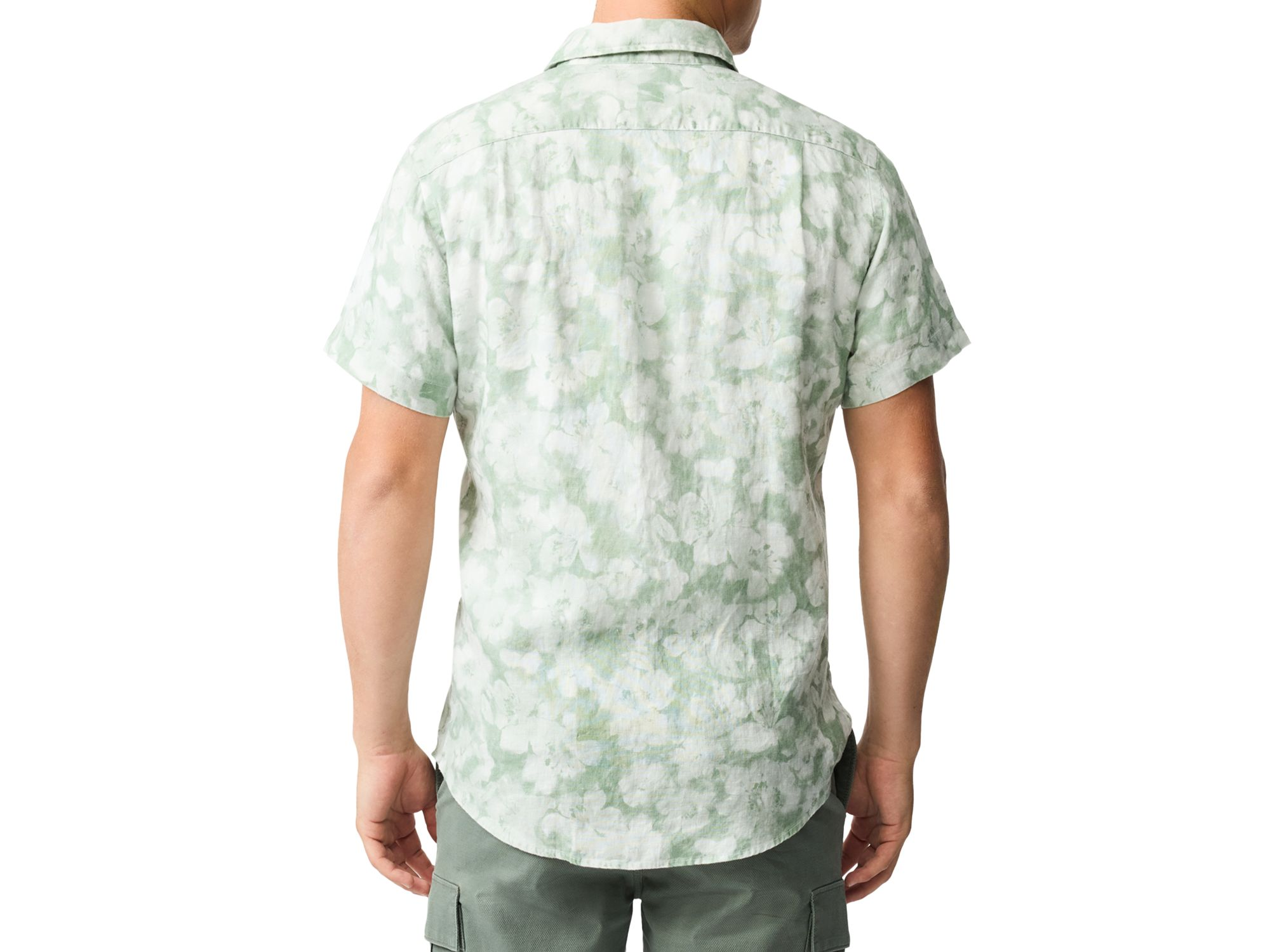 Springflat Slim Fit Short Sleeve Linen Shirt — Image 3