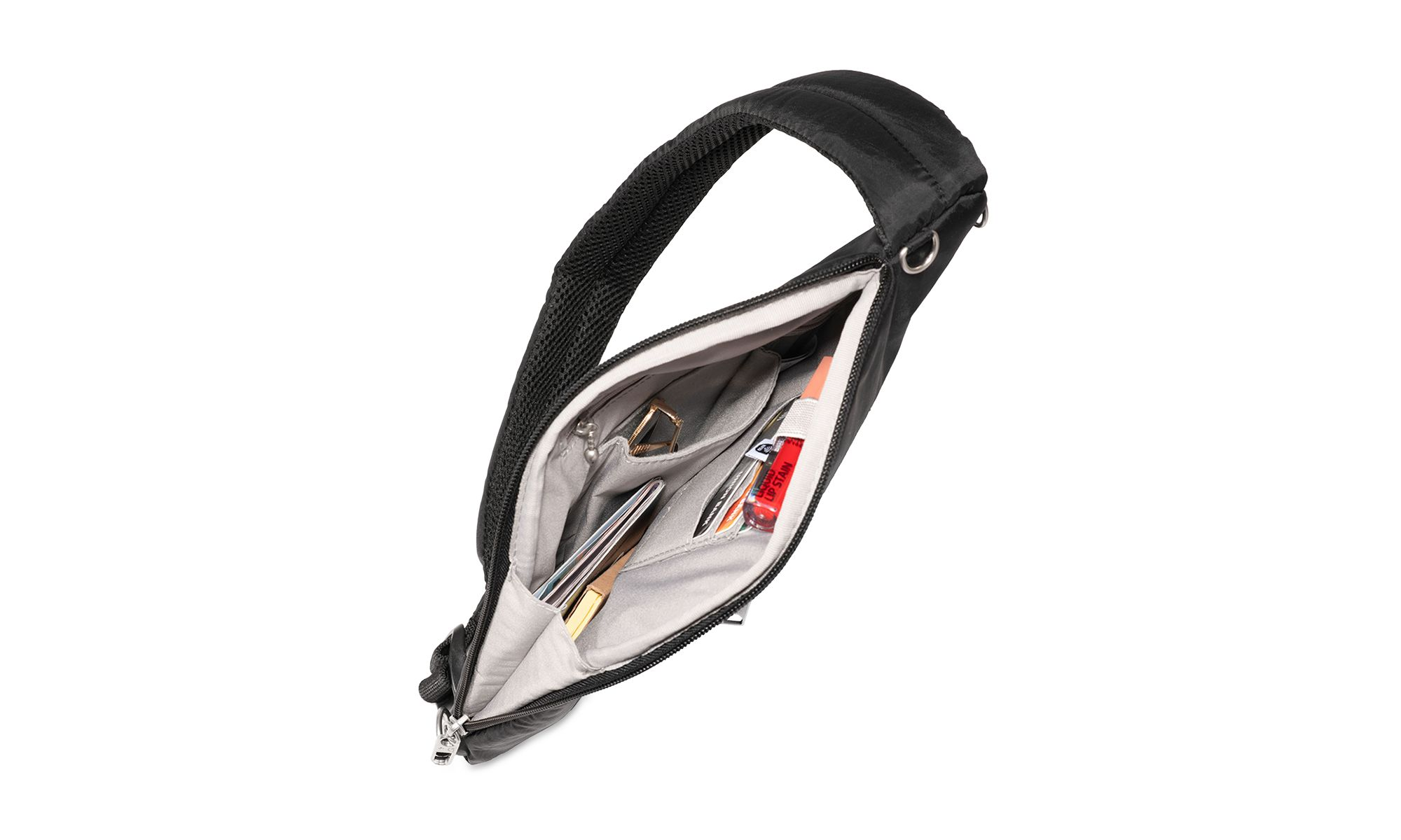 The Travel Smart Edit Securtex Anti Theft Half Moon Sling Bag — Image 8