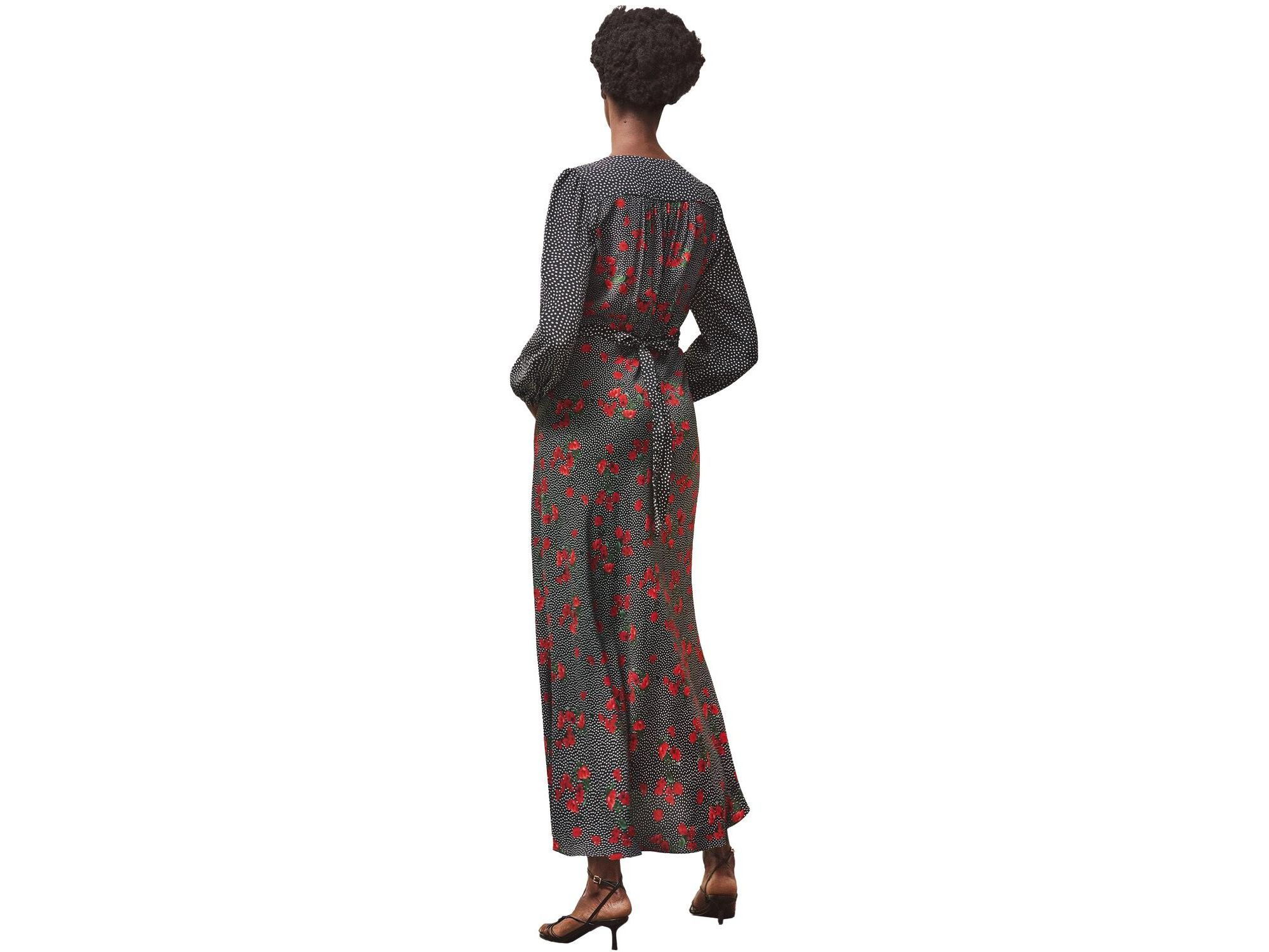 Floral And Spot Mix Dress — Image 4