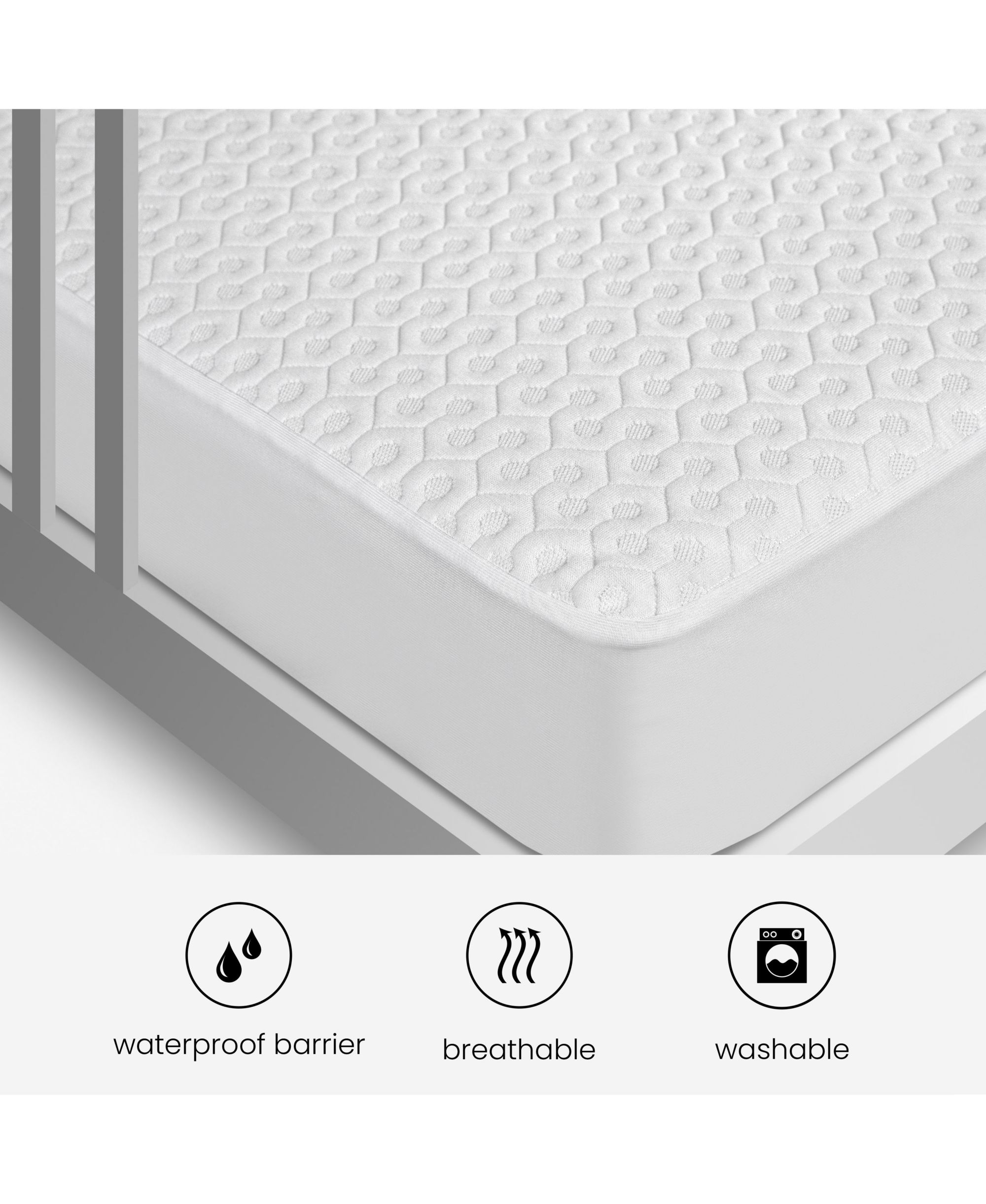 Baby Dri-Tec Performance Crib Mattress Protector — Image 3