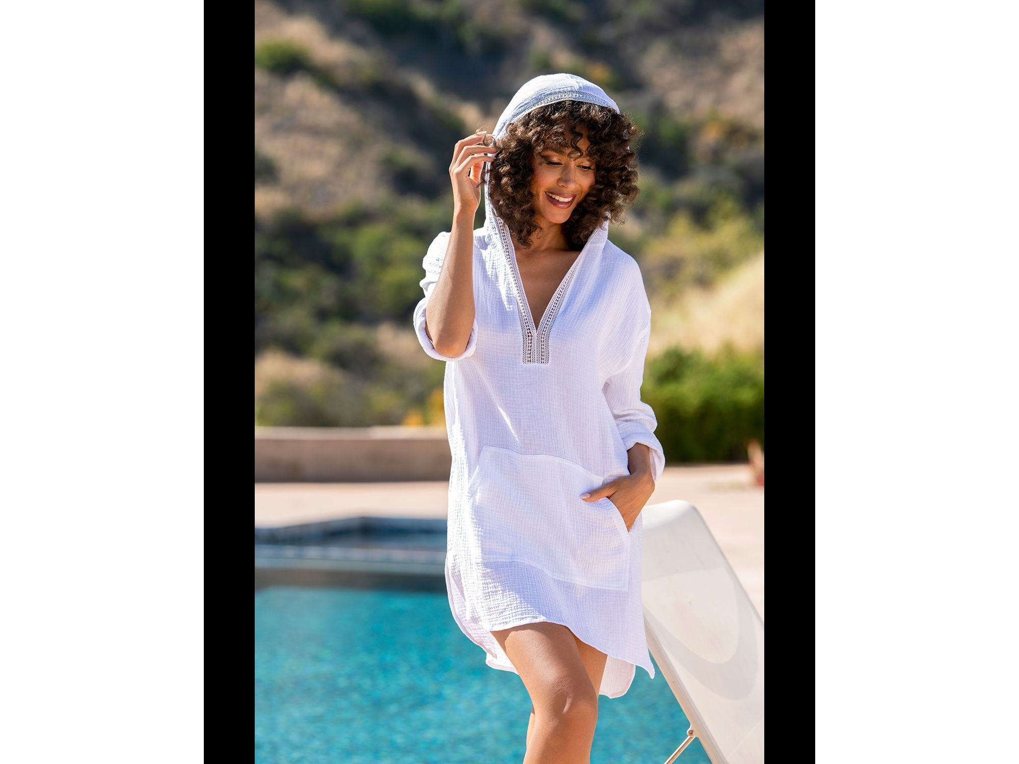 Hooded Cover Up Tunic — Image 7
