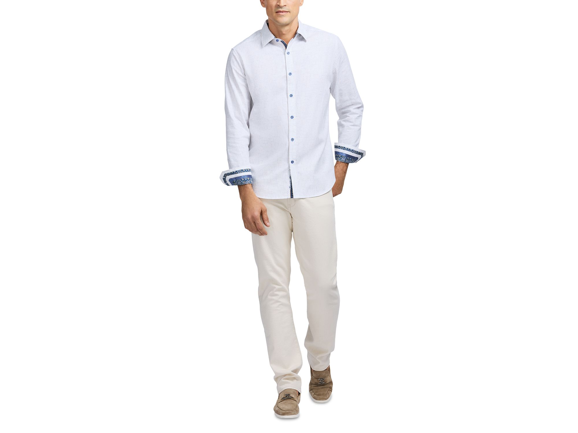 Camden Cotton Button Down Shirt — Image 6