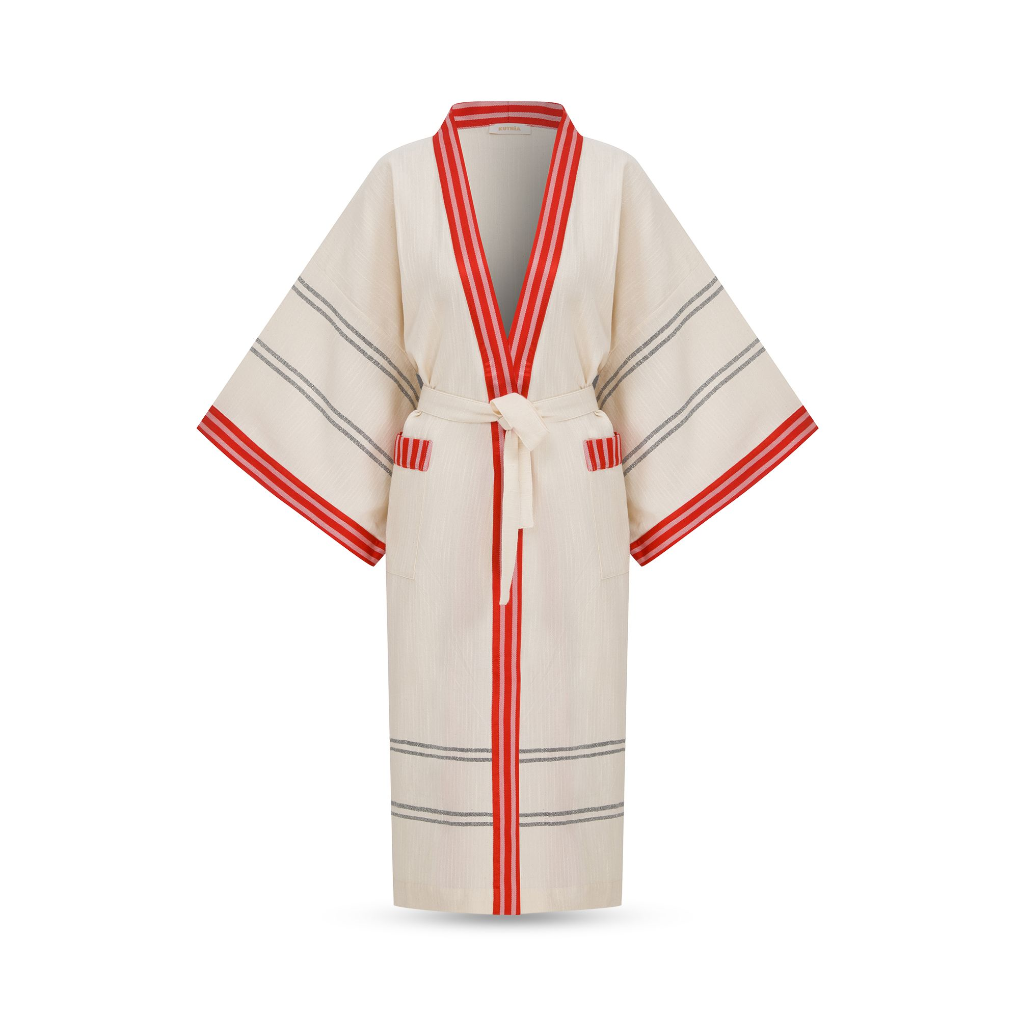 Peshtemal Kimono with Kutnu Trim — Image 3