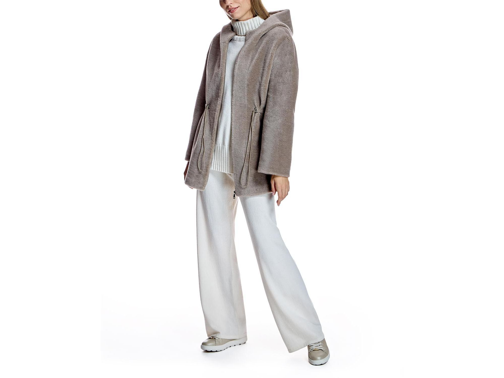 Hooded Lambswool Jacket — Image 6