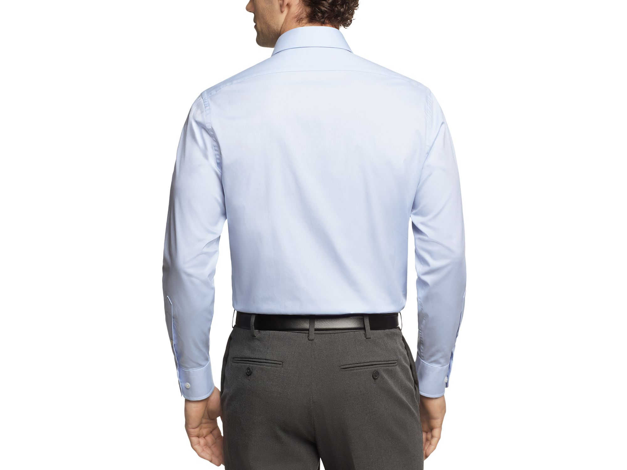 Regular Fit Stretch Dress Shirt — Image 4