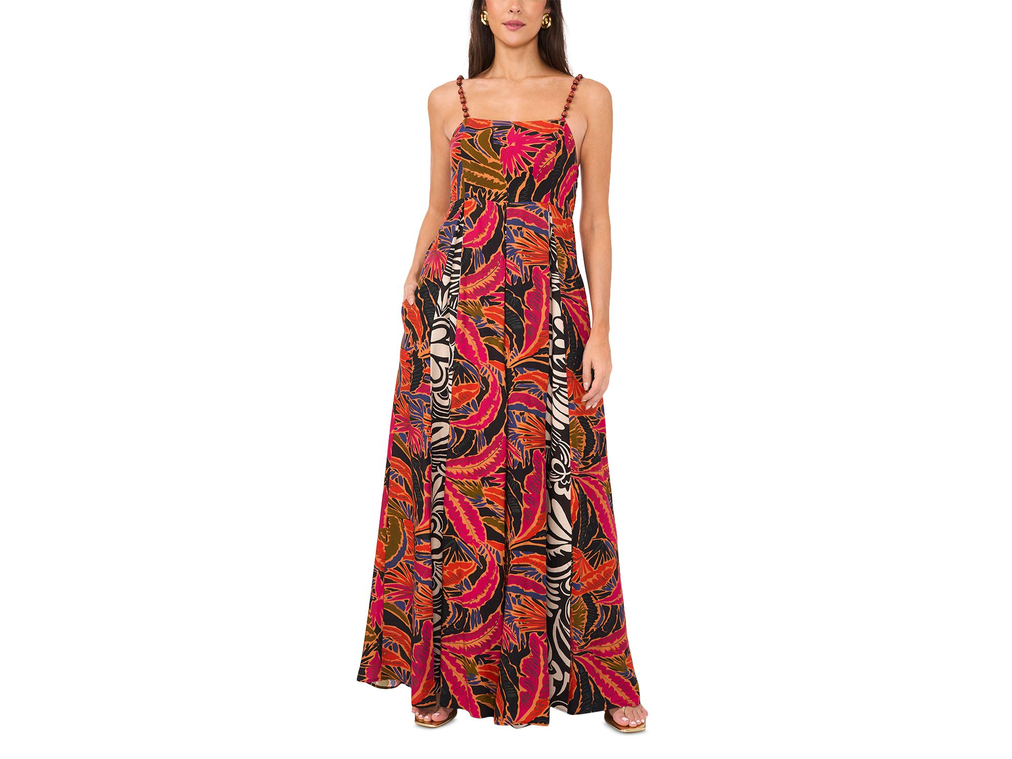 Inverse Pleat Maxi Dress — Image 3
