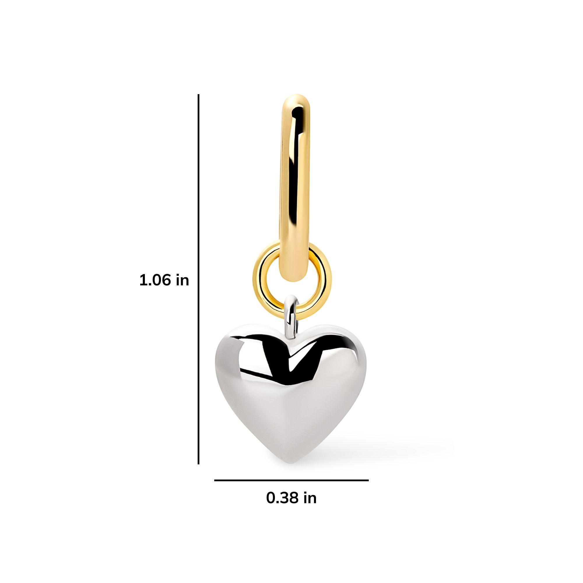 Heart Earrings - Wesley — Image 6