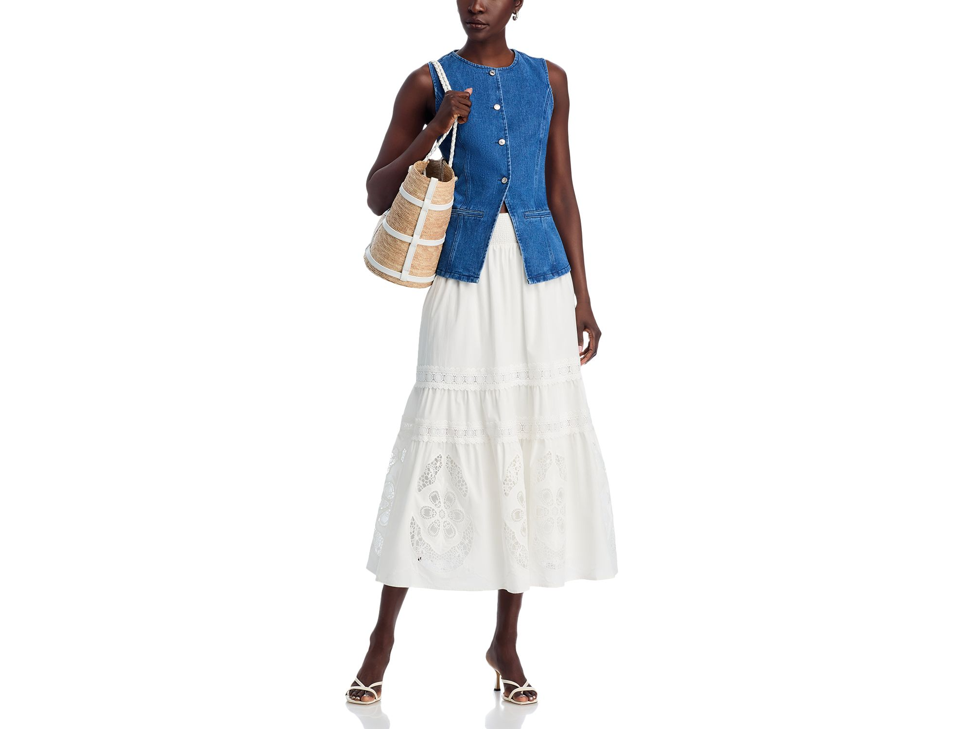 Embroidered Maxi Skirt — Image 3