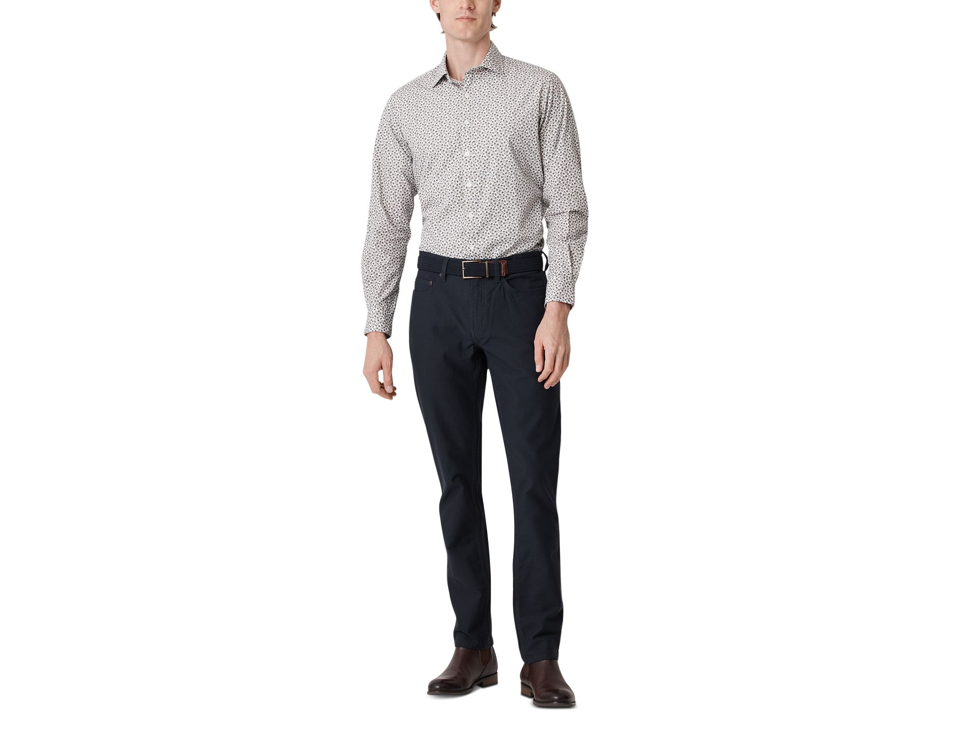 Glenkenich Floral Print Slim Fit Shirt — Image 3