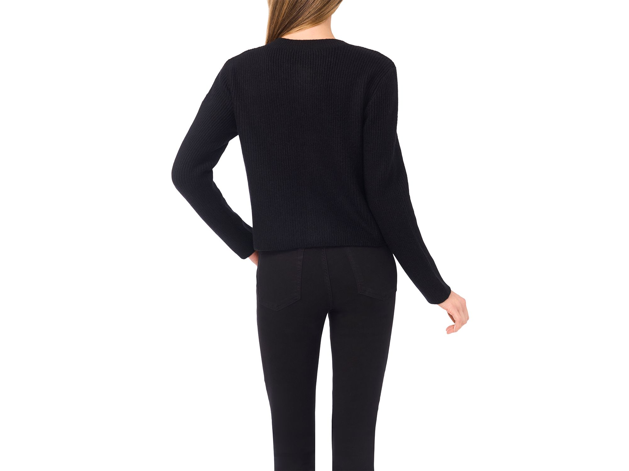 Rhinestone Heart Pocket Cardigan — Image 3