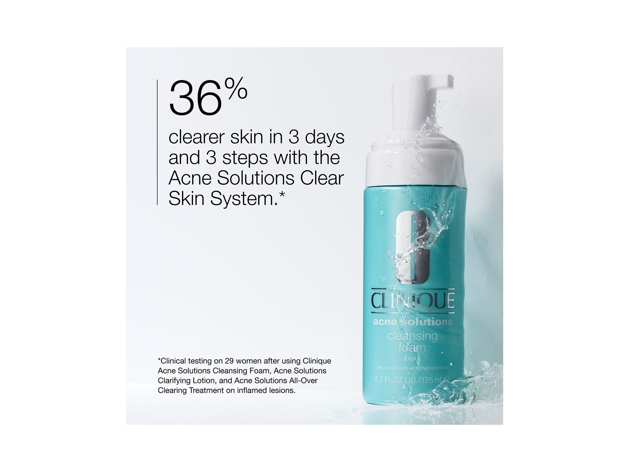 Acne Solutions Cleansing Foam 4.2 oz. — Image 5