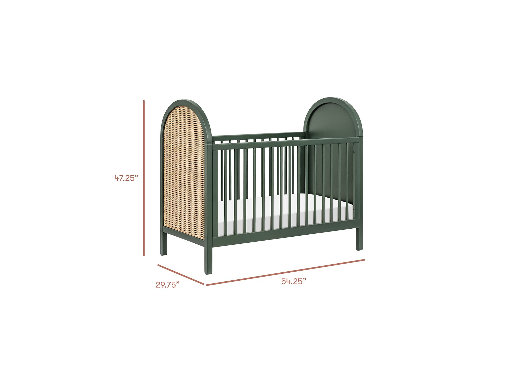 Bondi 3 in 1 Convertible Crib with Toddler Bed Conversion Kit — Image 13