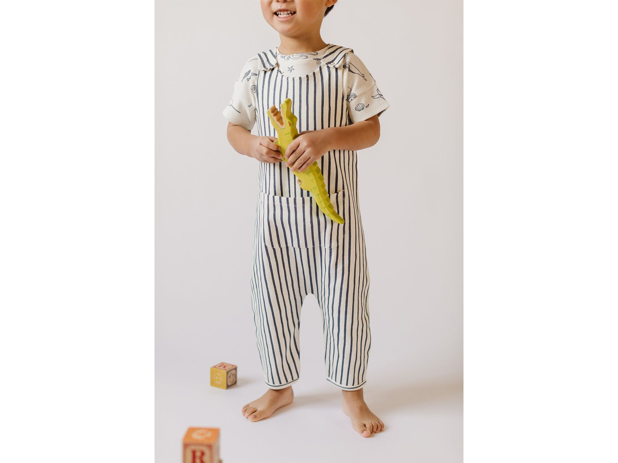 Unisex Stripes Away Overall - Baby — Image 15