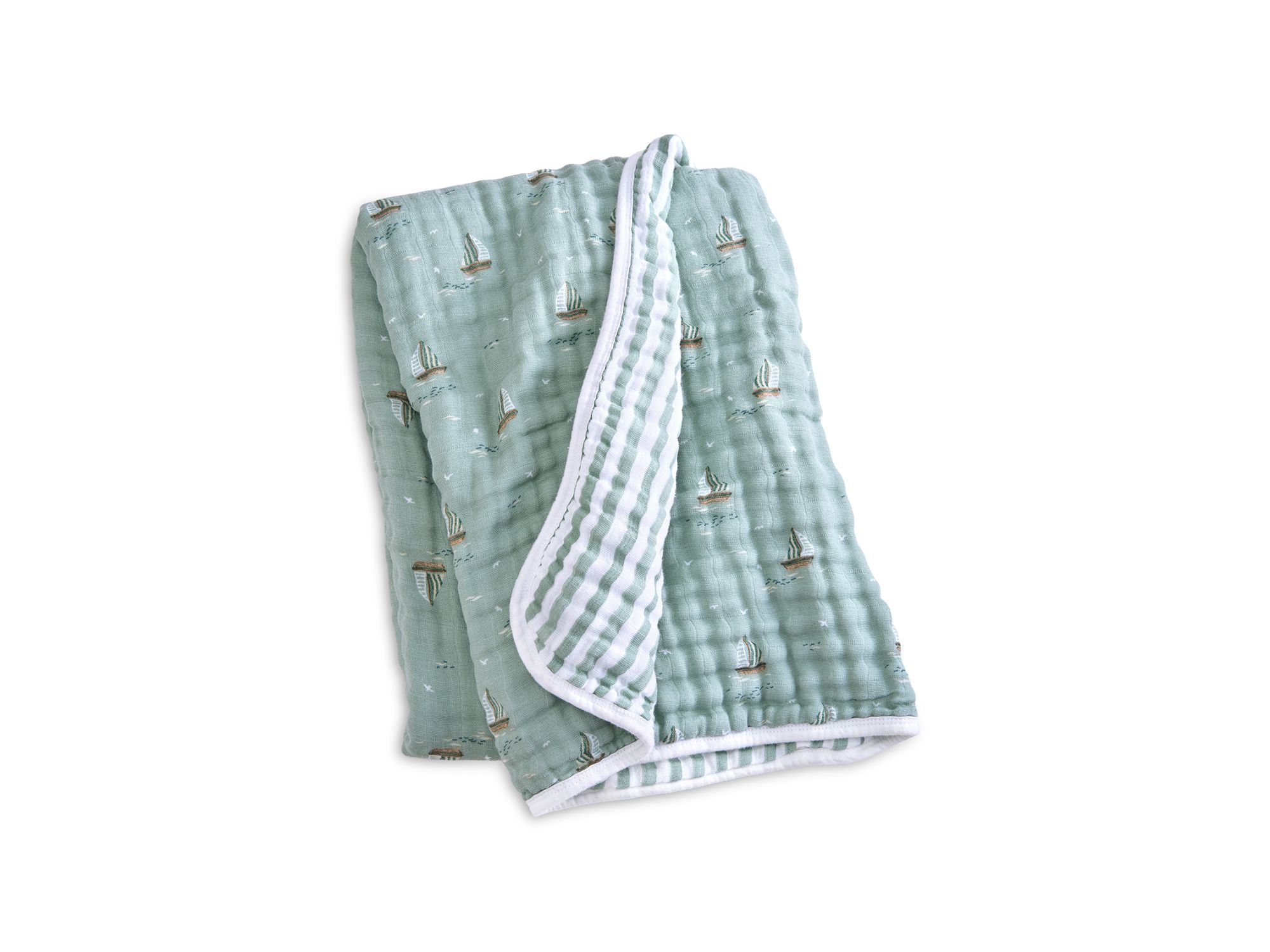 Sailing Seas Muslin Dream Blanket — Image 4