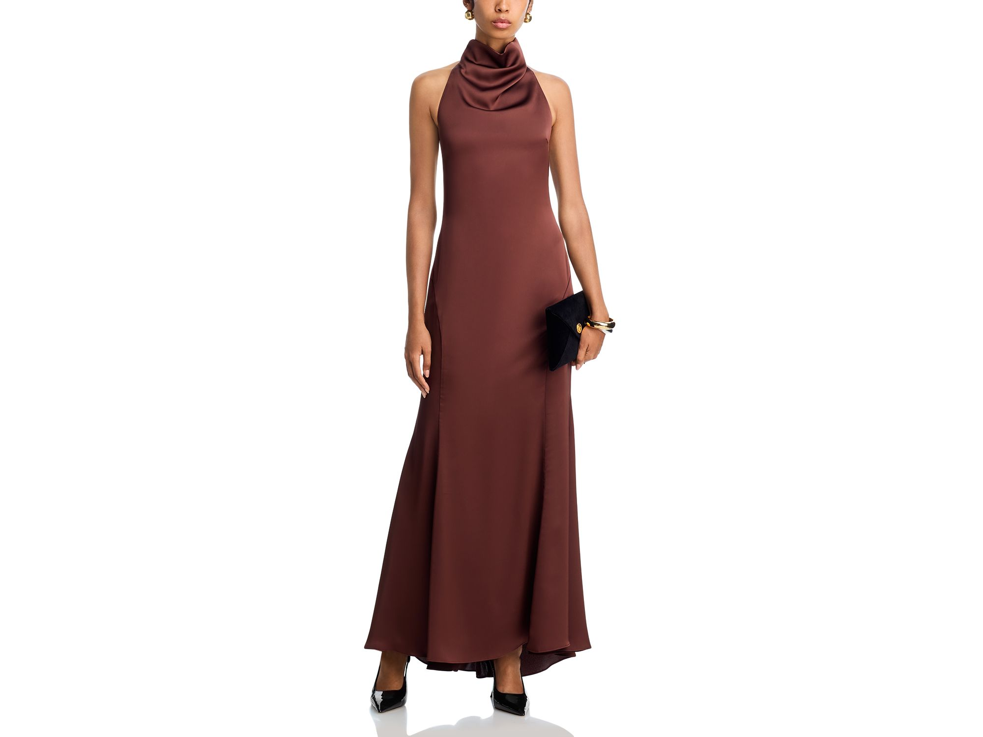 Satin Guest of Maxi Dress — Image 3