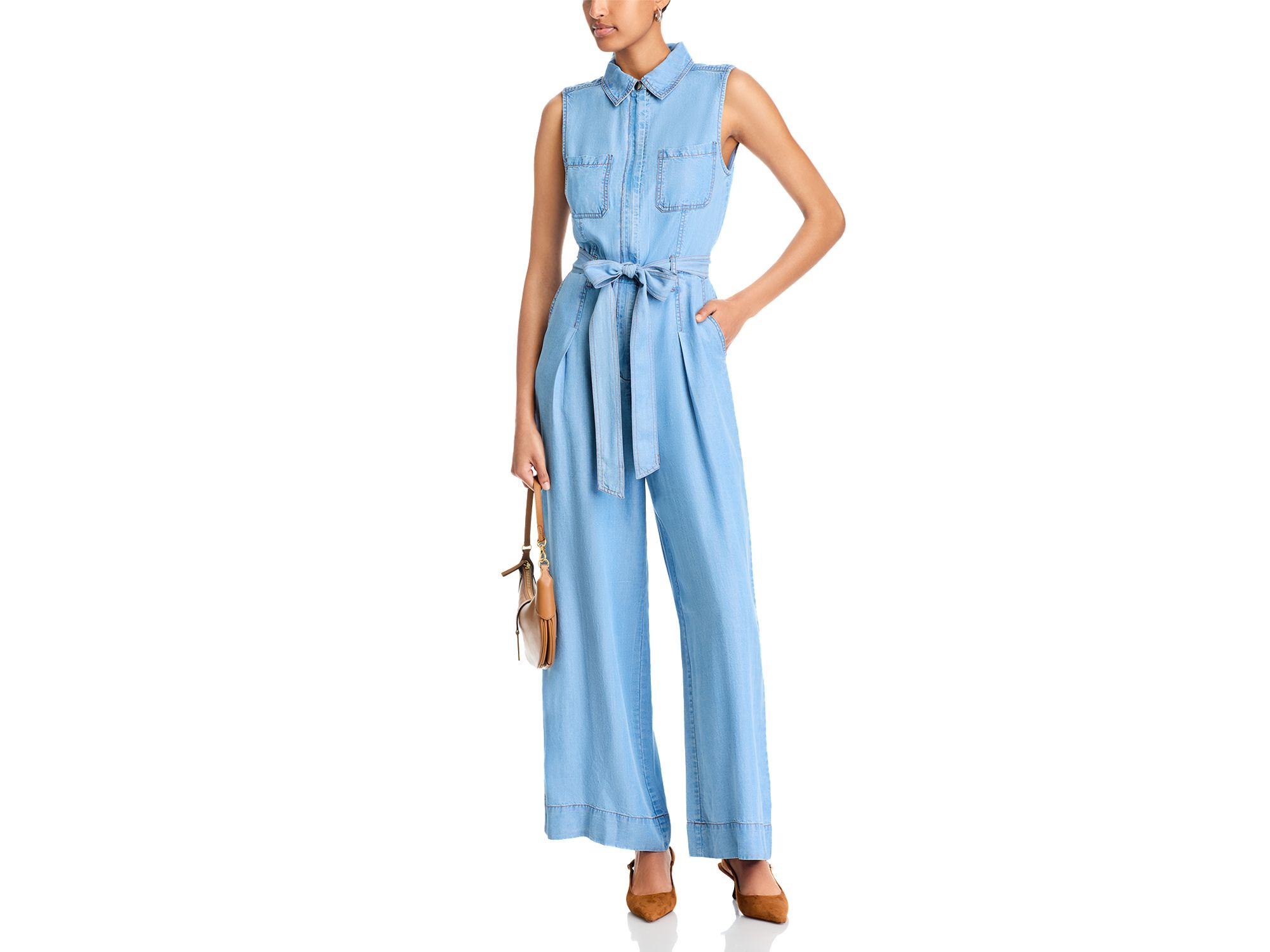 Chambray Jumpsuit - Exclusive — Image 3