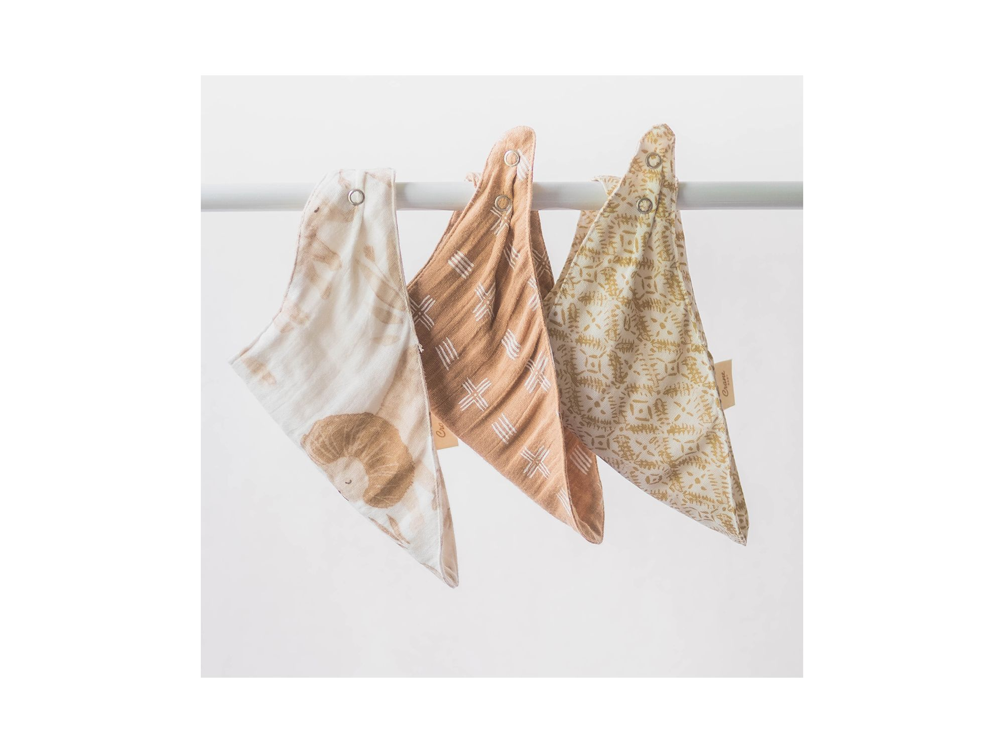 Kendi Safari Muslin Bib Set, 3 Pack - Ages 0-36 Months — Image 5