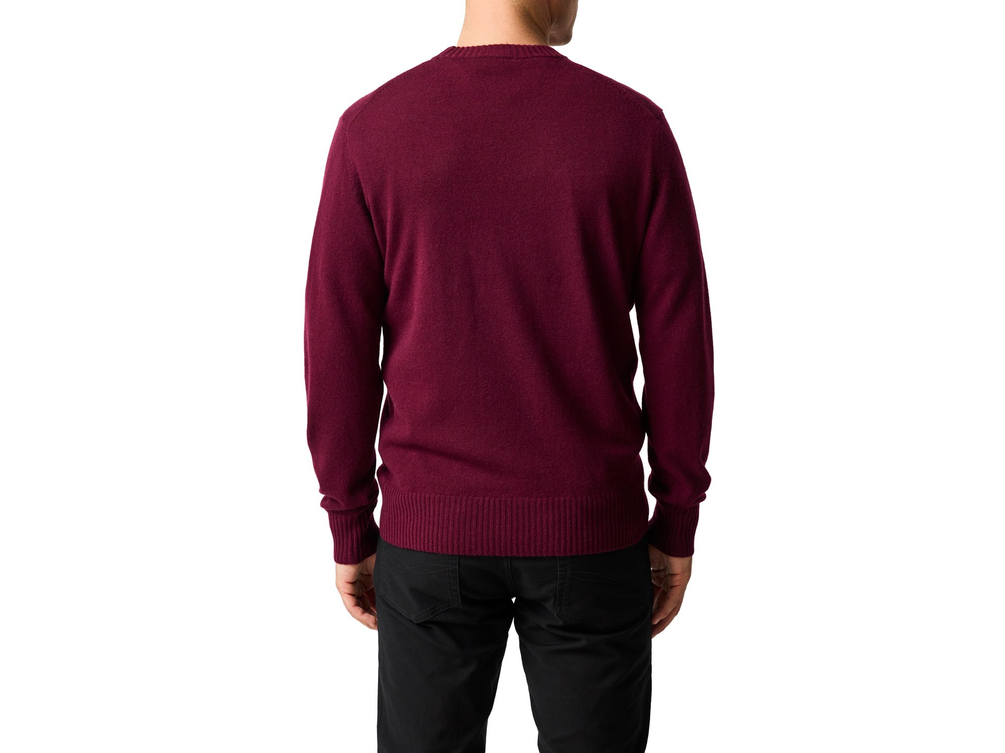 Stewart Island Wool & Cashmere Crewneck Sweater — Image 4