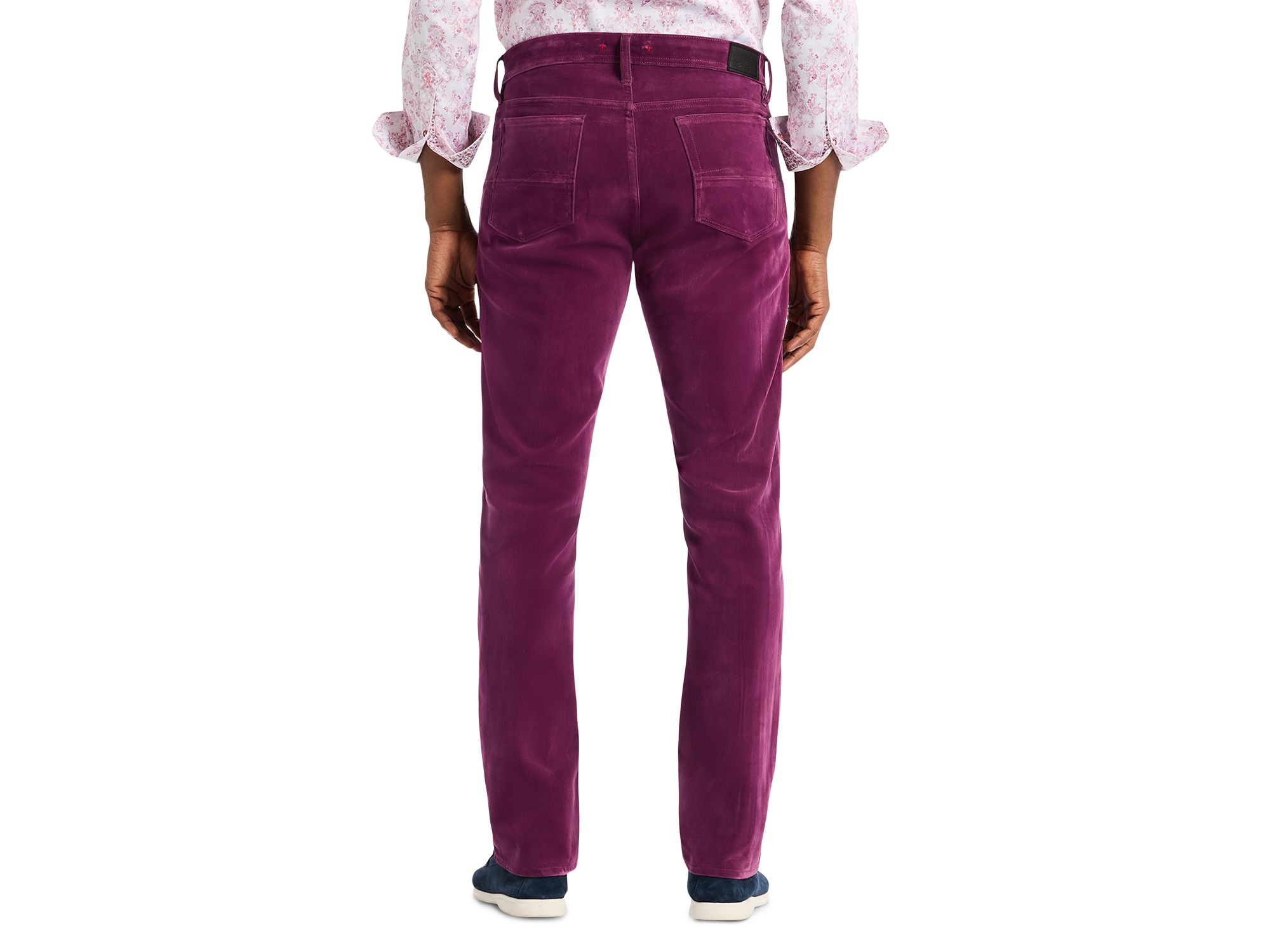 Celestial Straight Fit Velvet Pants — Image 4
