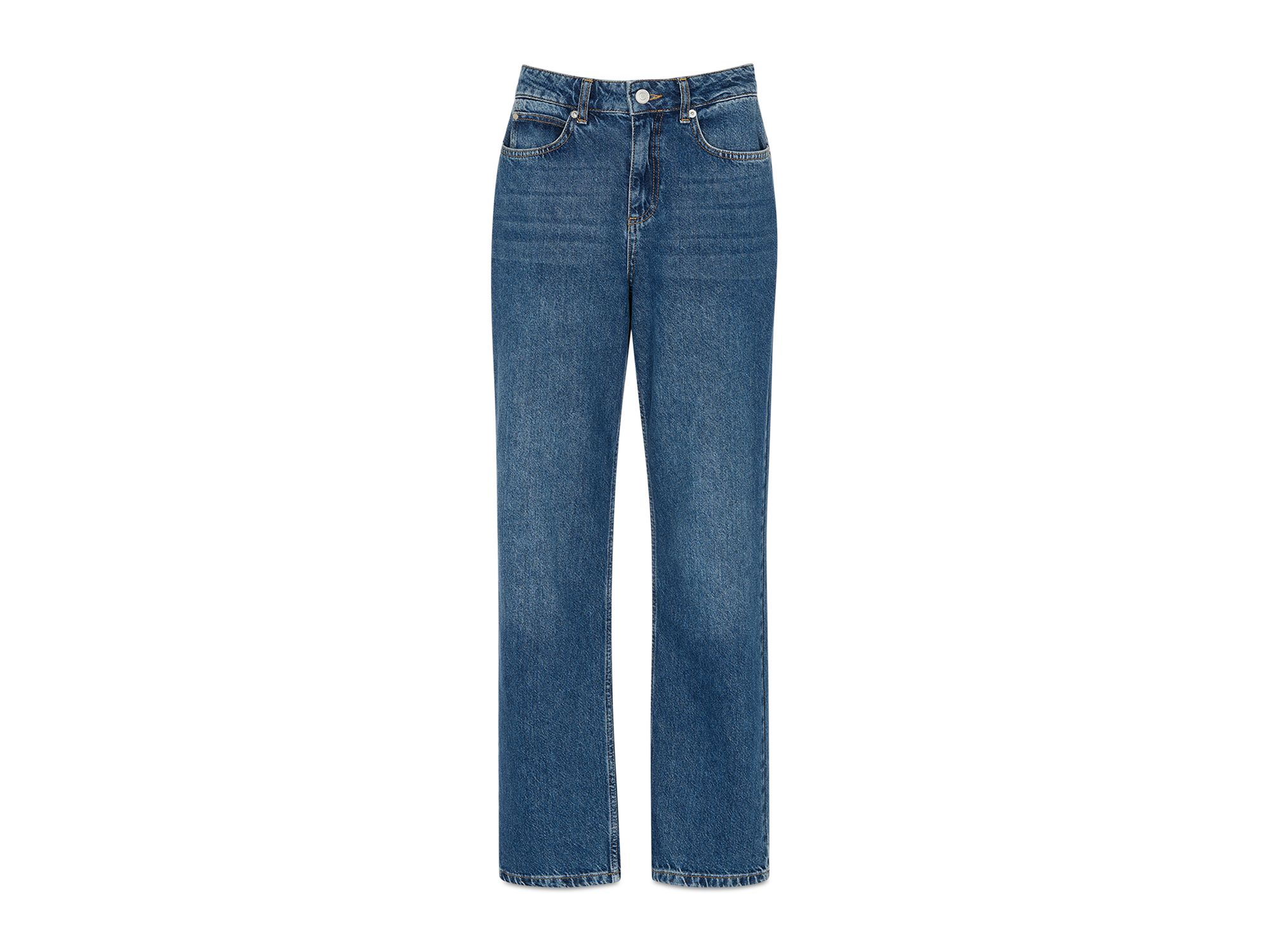 Authentic Column Leg Jeans in Denim — Image 4
