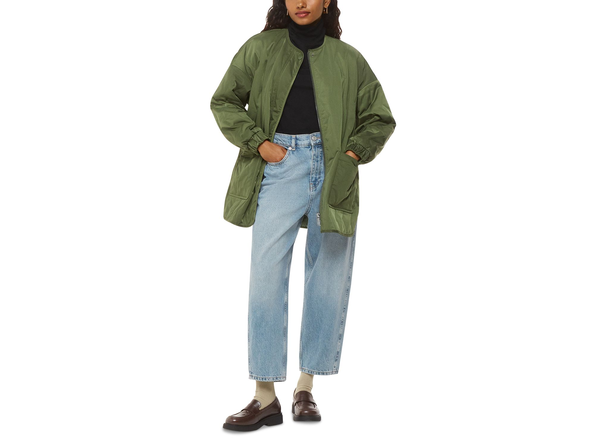 Petites Esther Quilted Coat — Image 5