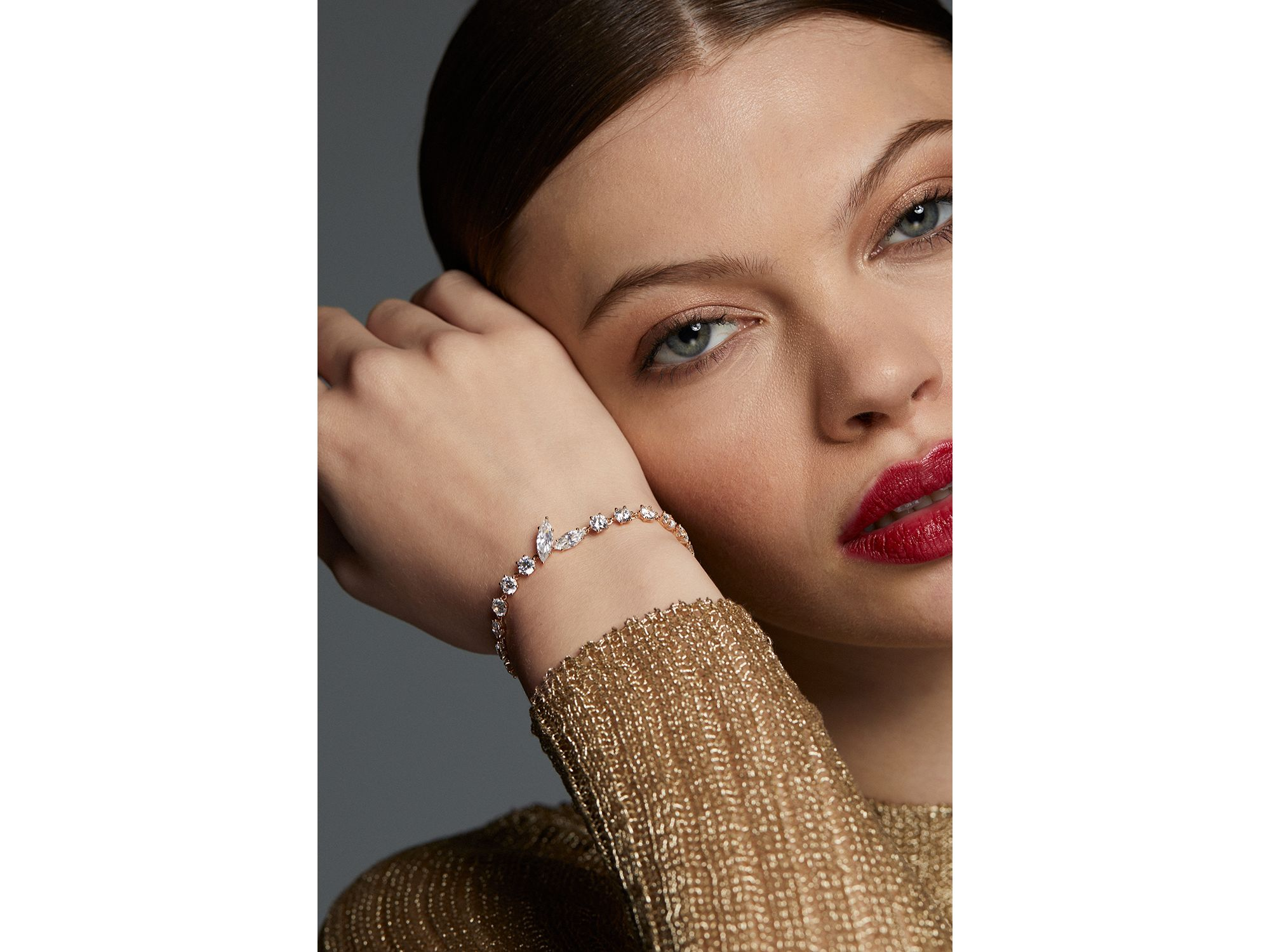 BTRX Cubic Zirconia Flex Bracelet — Image 3