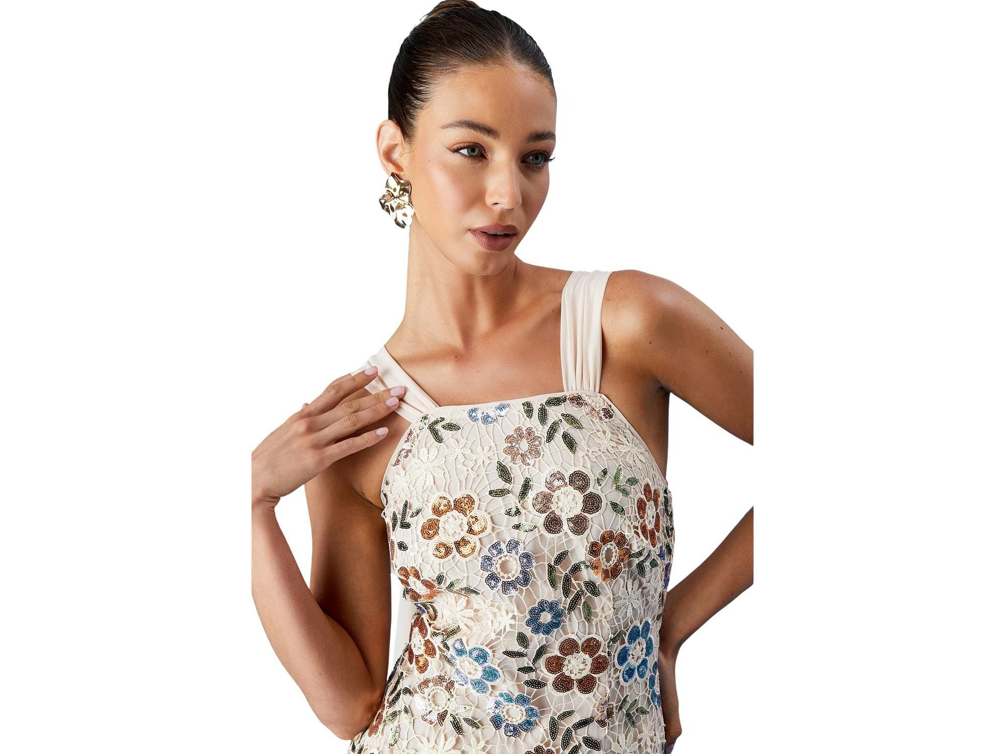 Muse Embellished Midi Dress — Image 3