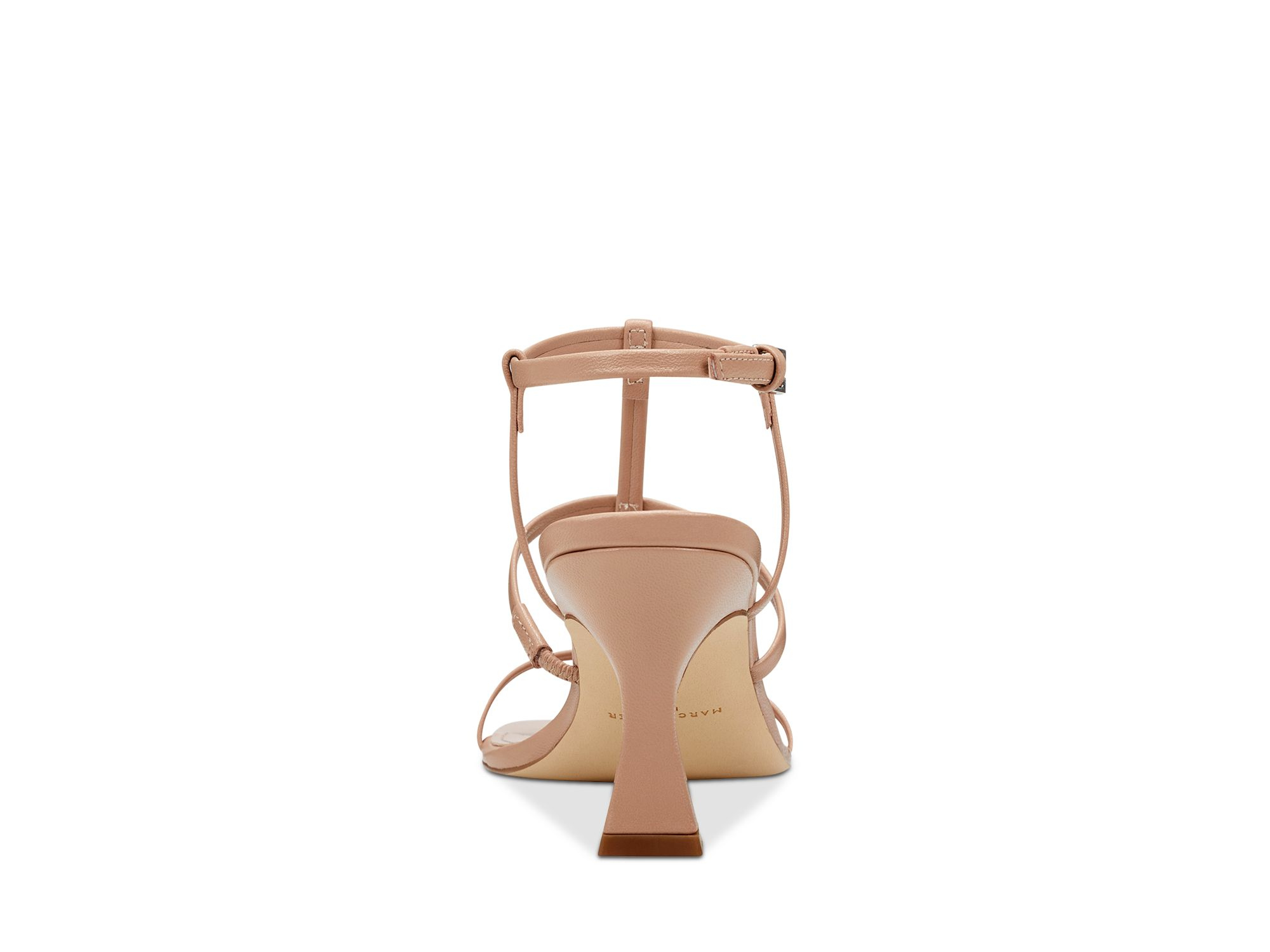 Women's Dennie Square Toe Strappy Mid Heel Sandals — Image 4
