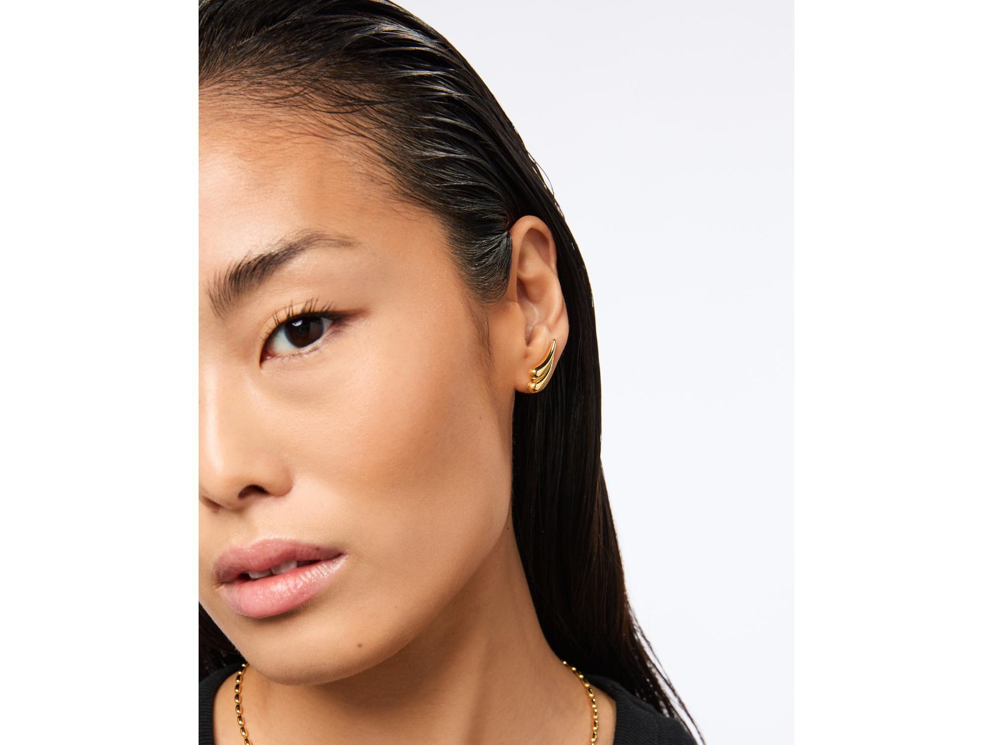 Brass Kia Statement Earrings — Image 3