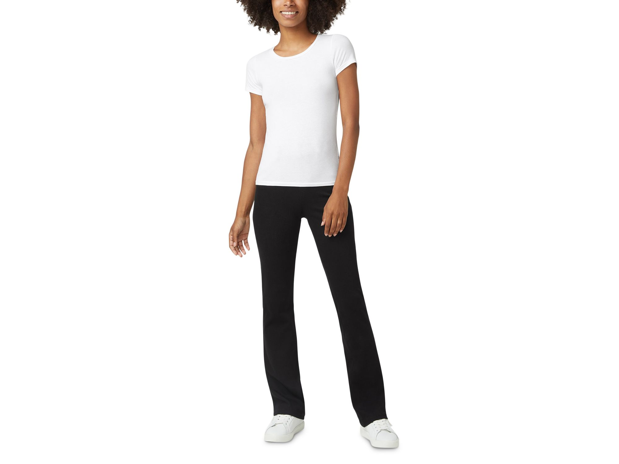 Ultra Soft High Rise Denim Baby Bootcut Leggings — Image 6