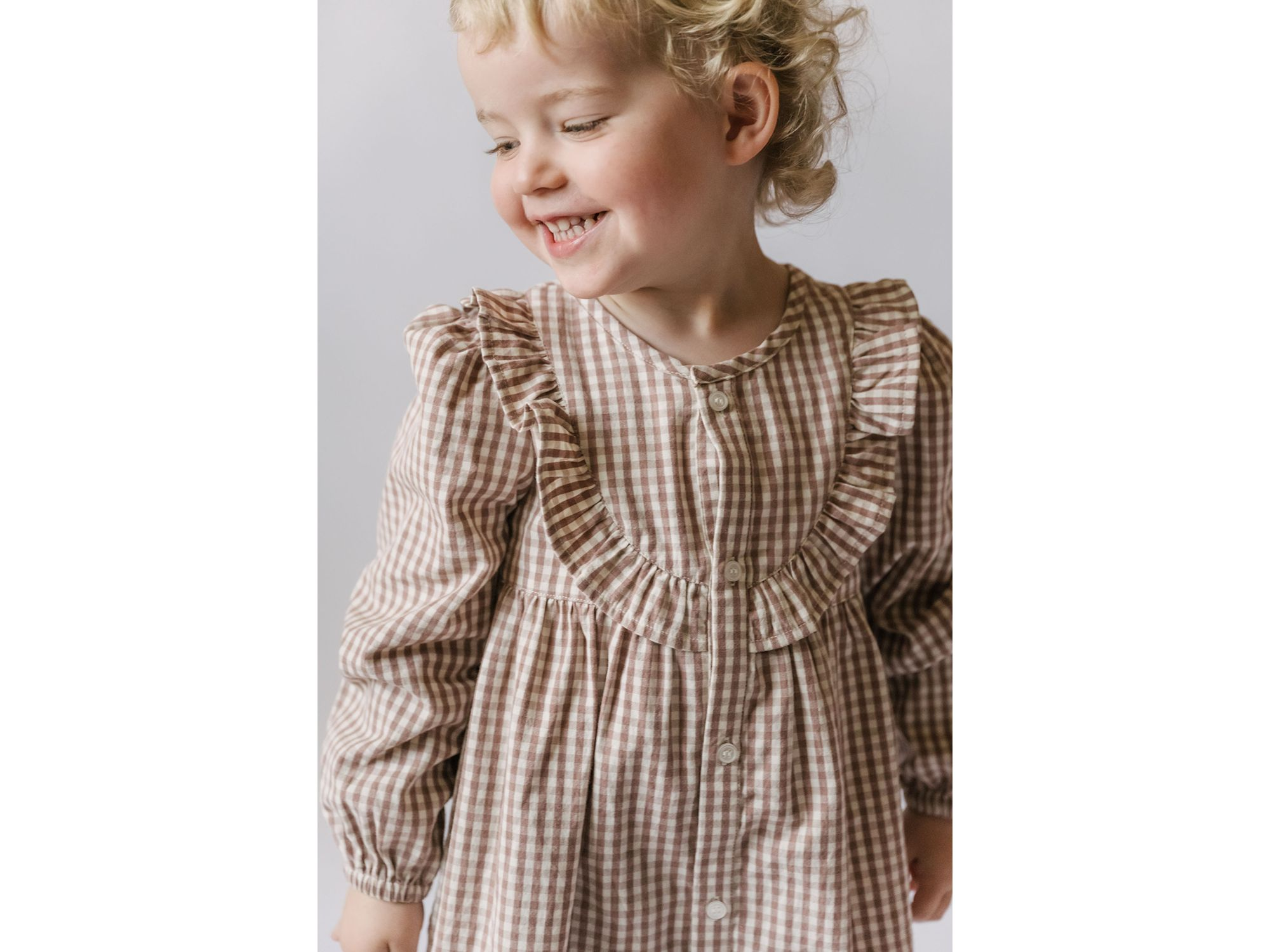 Girls' Gingham Dress - Baby, Little Kid — Image 3