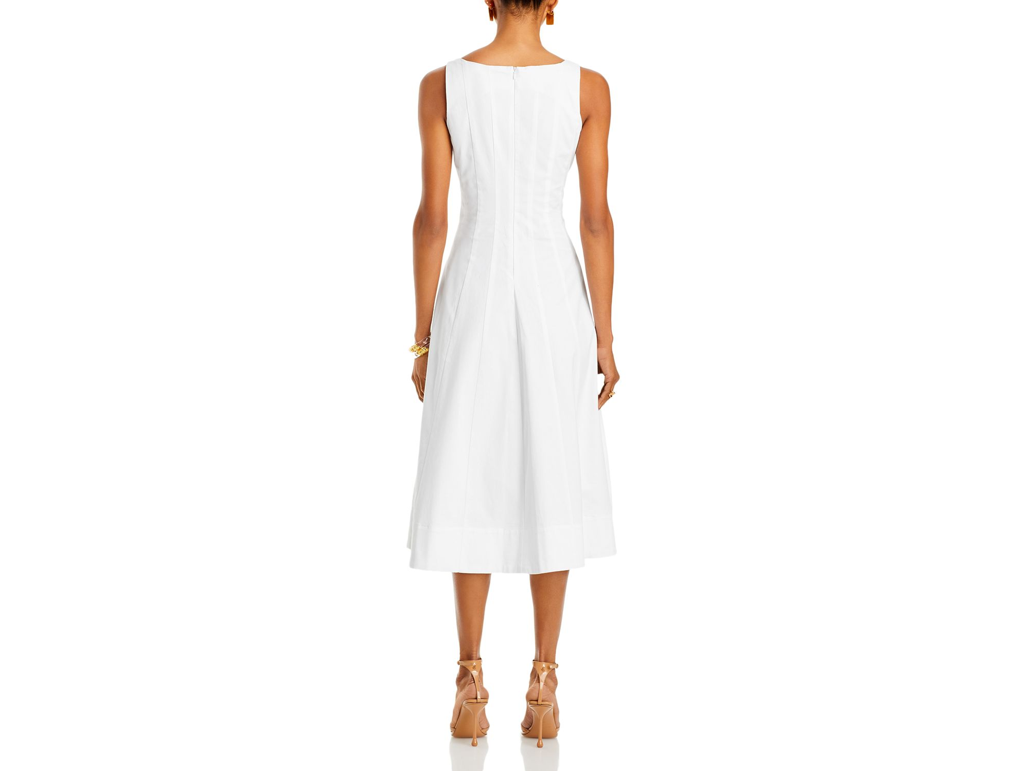 Paneled Midi Dress - Exclusive — Image 5