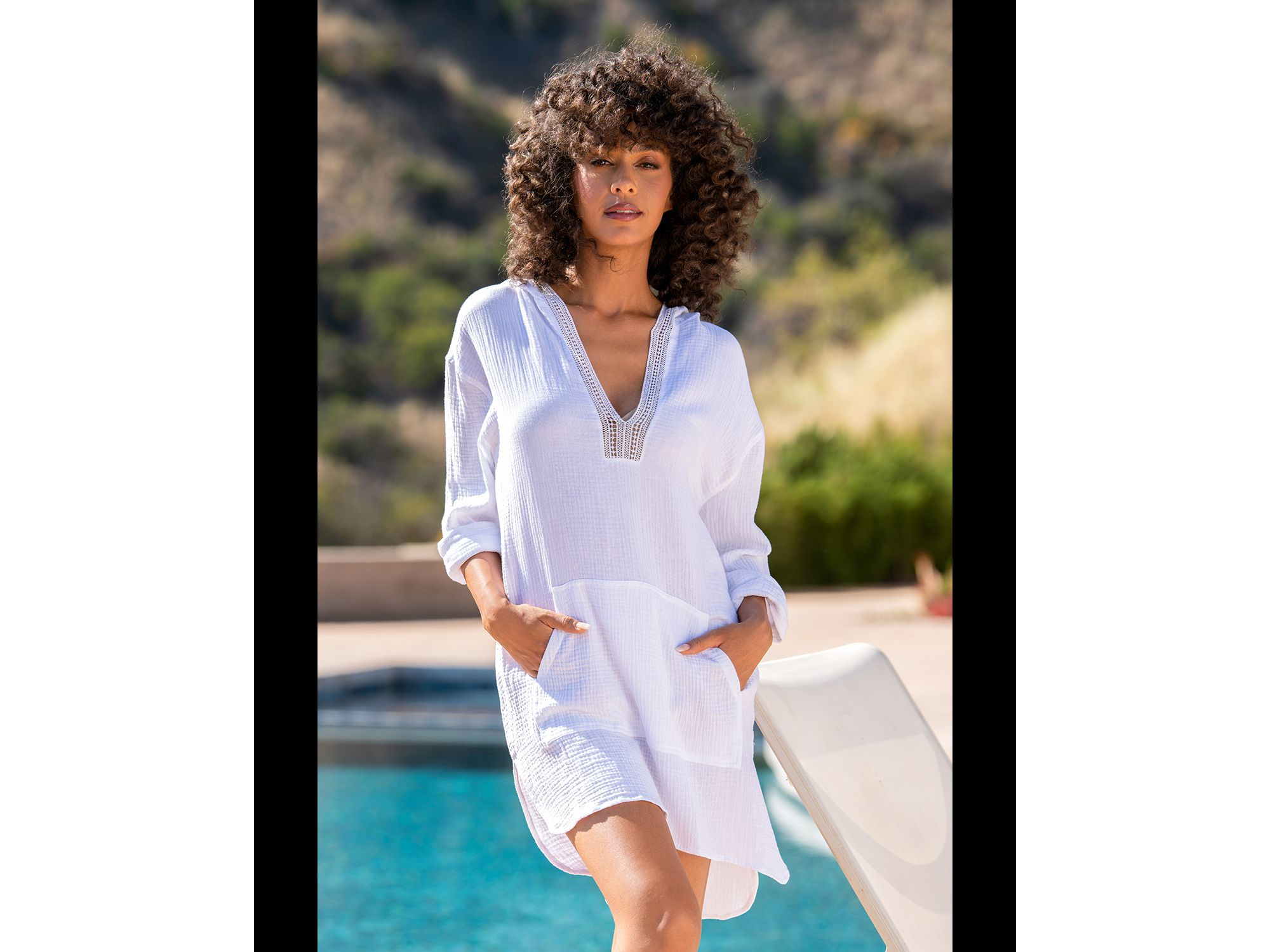 Hooded Cover Up Tunic — Image 4
