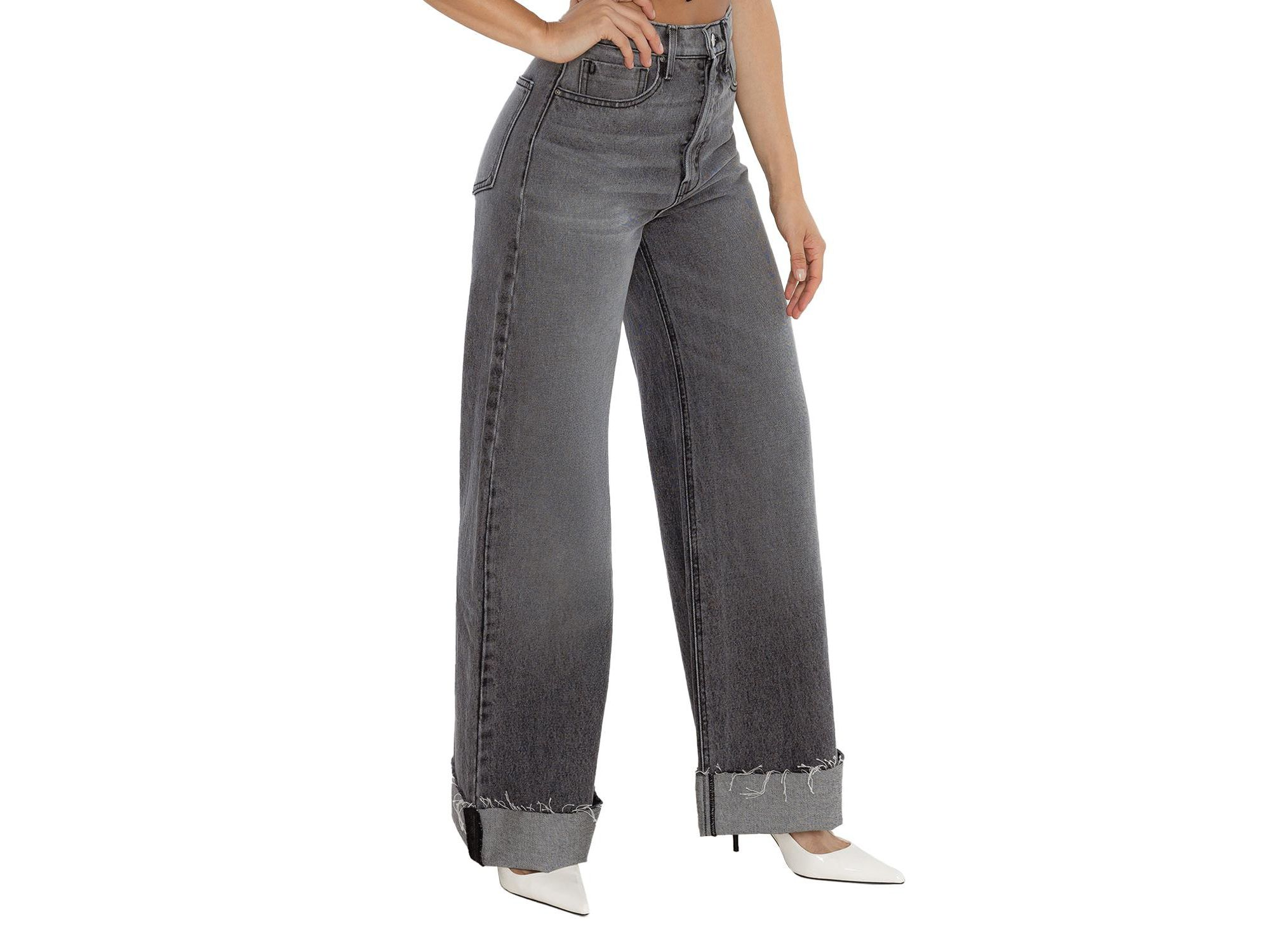 High Rise Adeline Cuffed Jeans — Image 3