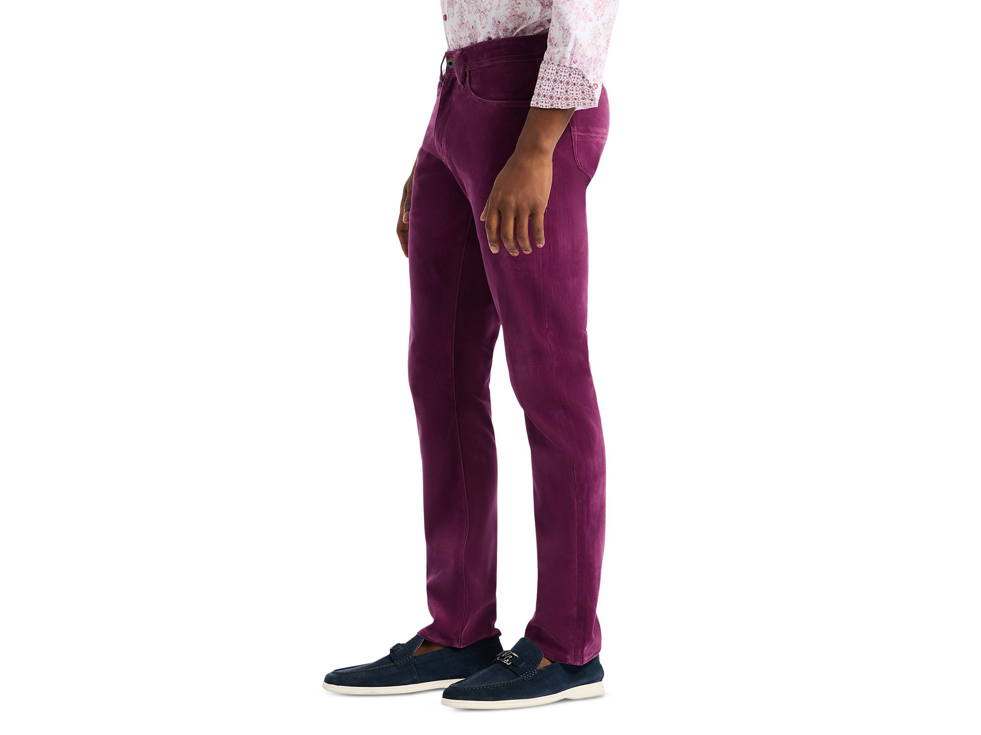 Celestial Straight Fit Velvet Pants — Image 7