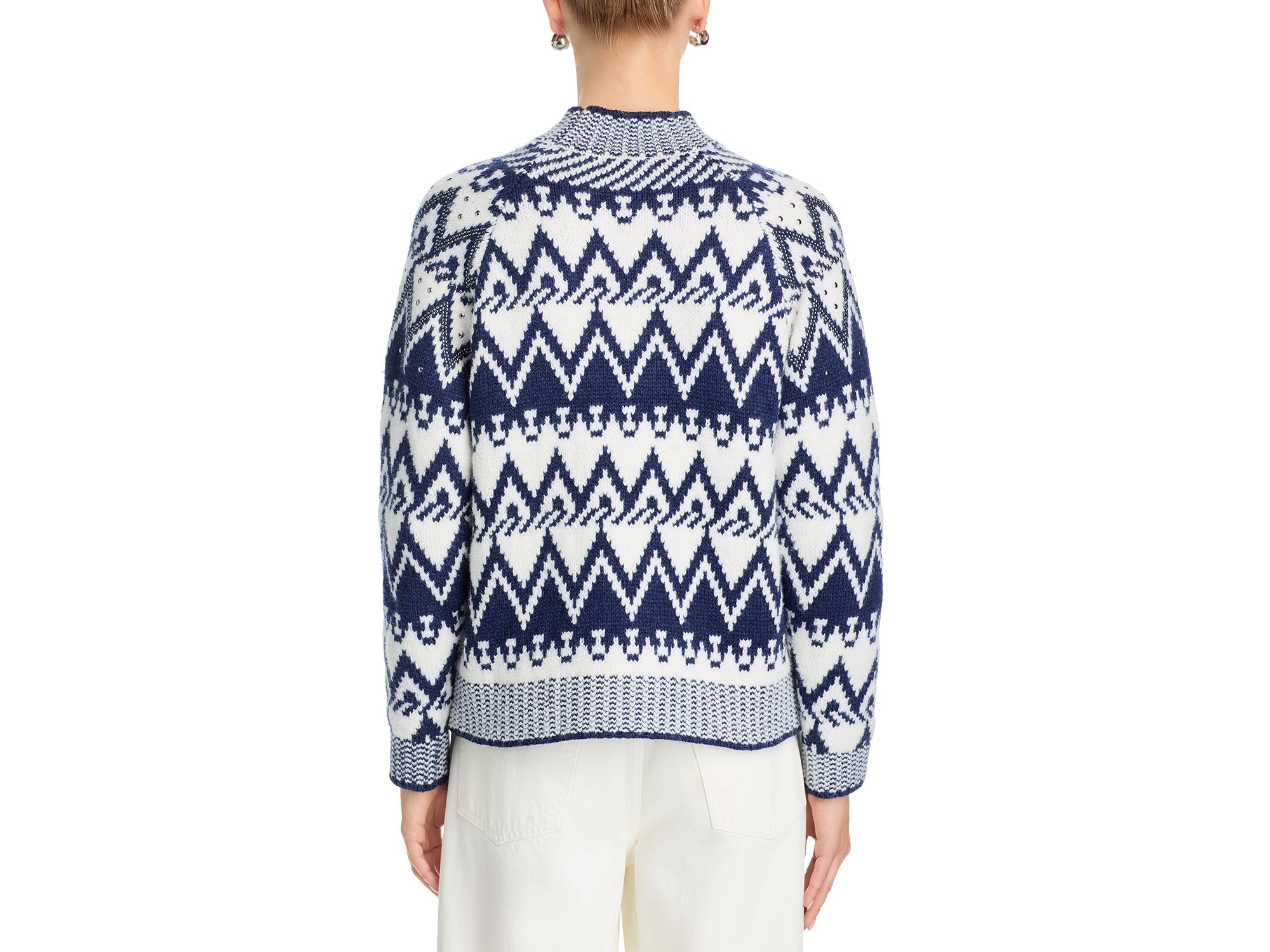 Studded Fair Isle Sweater - Exclusive — Image 3