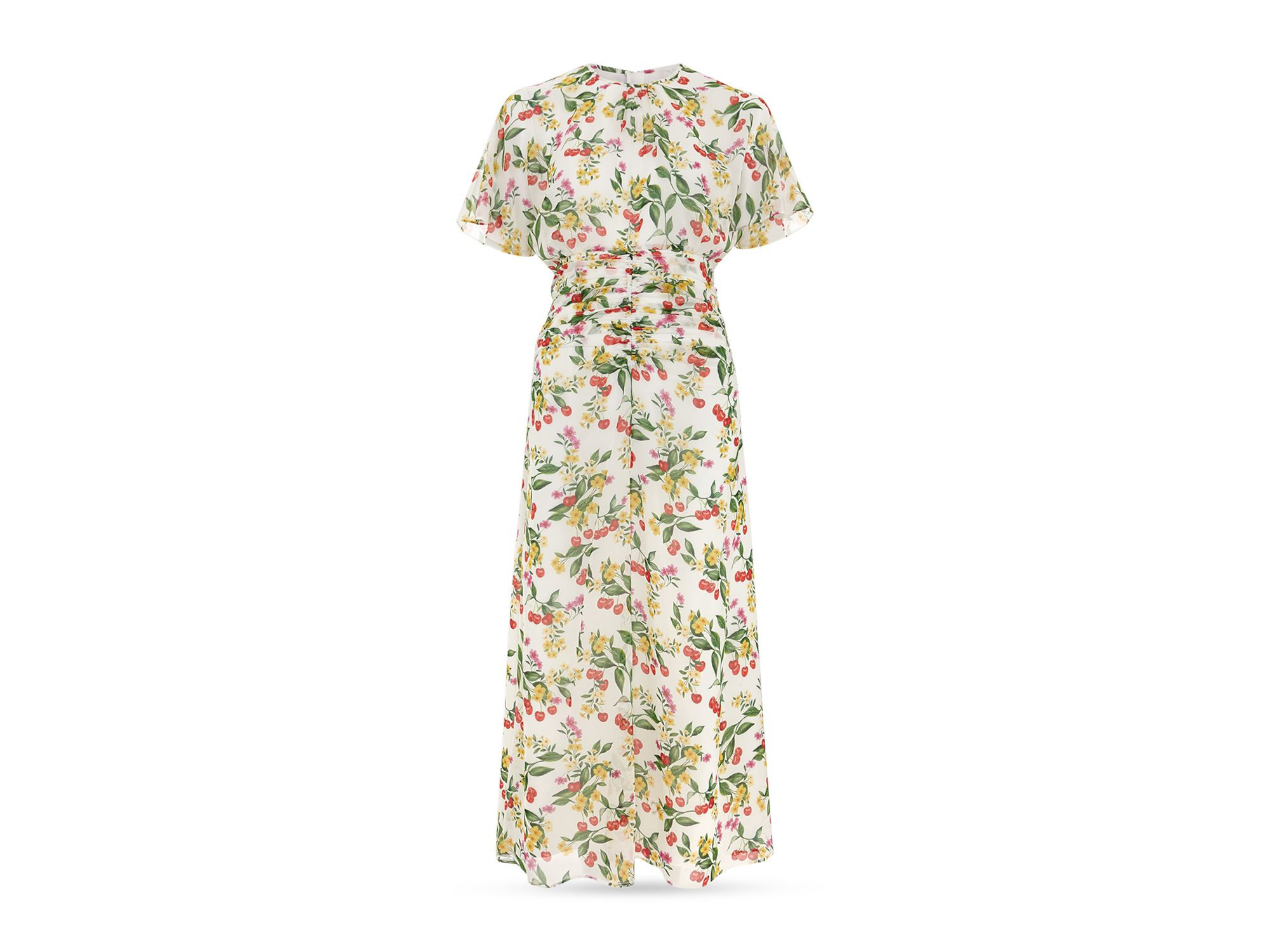 Tegan Printed Silk Dress — Image 5