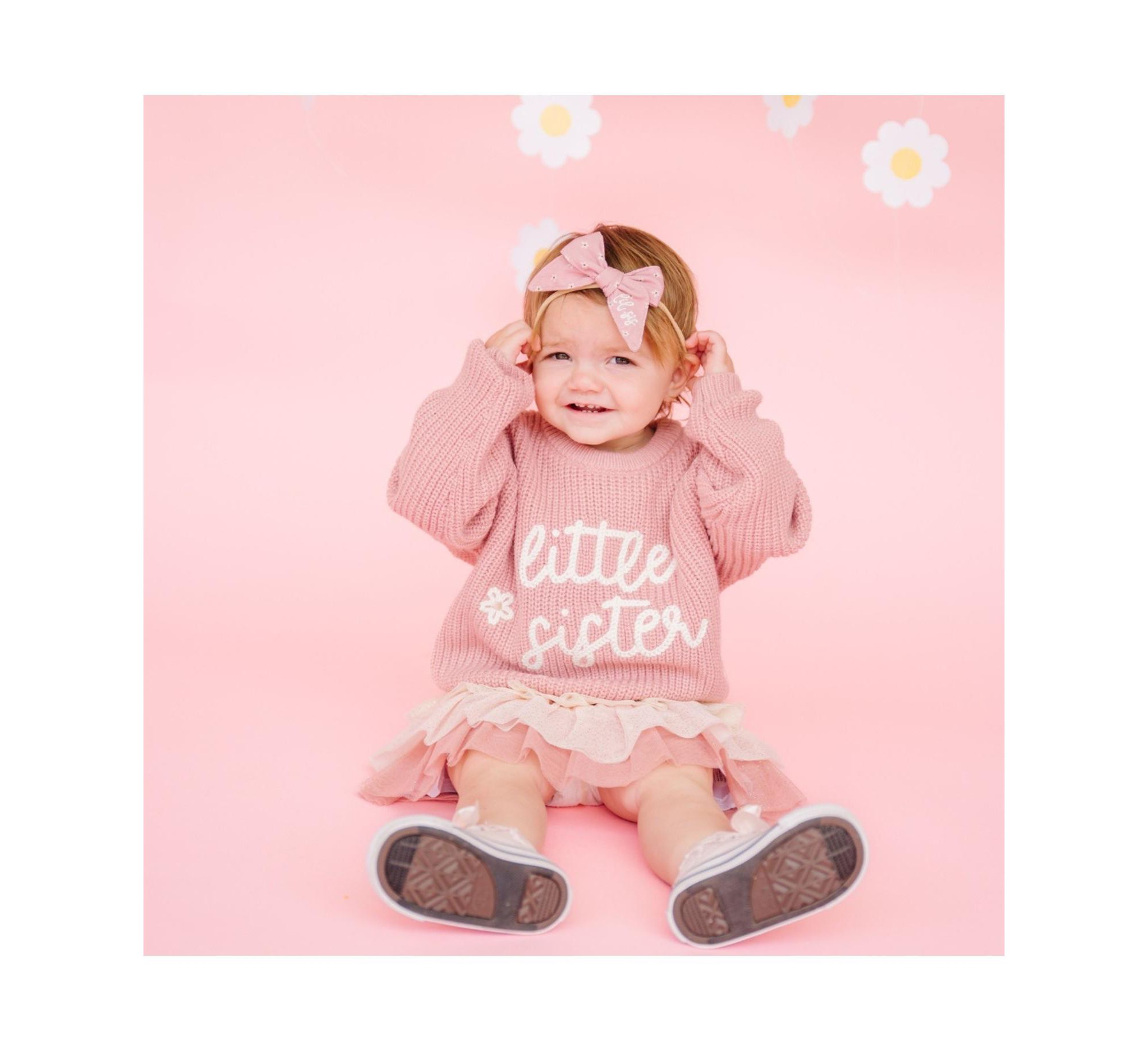 Girls' Little Sister Knit Sweater - Baby, Little Kid — Image 5