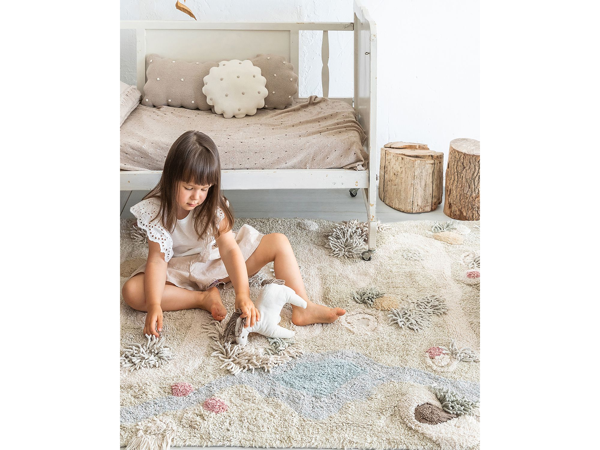 Cotton Woods Path of Nature Playmat Washable Area Rug, 4' x 5'3" — Image 4