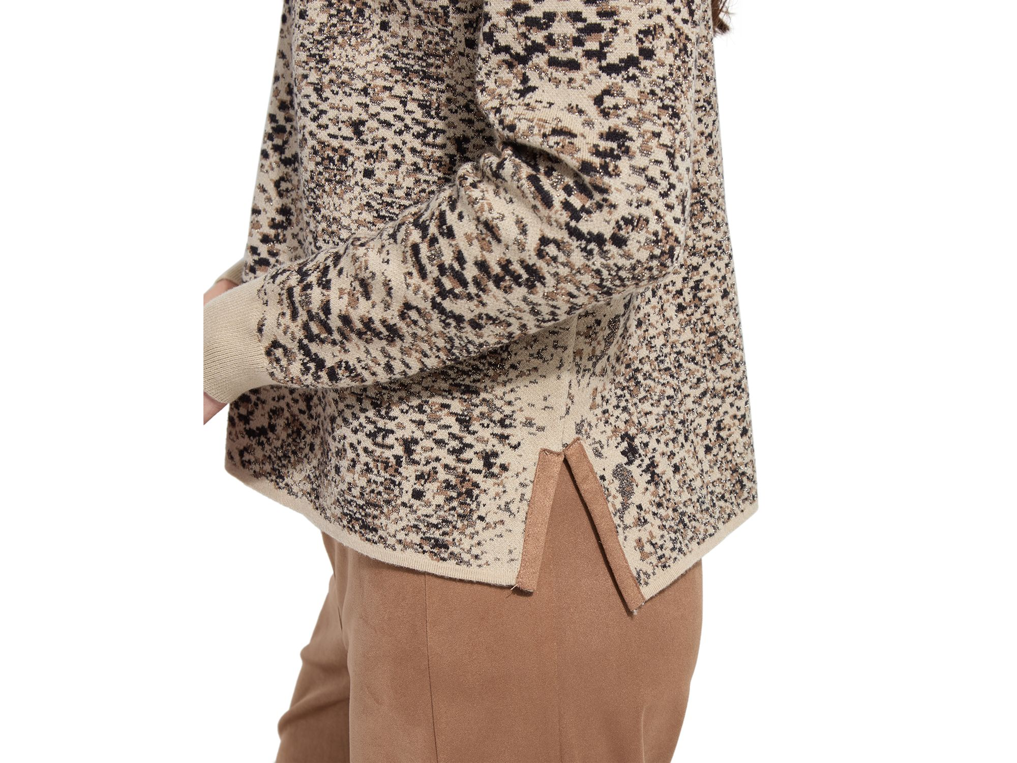 Declan Turtleneck Jacquard Sweater — Image 3