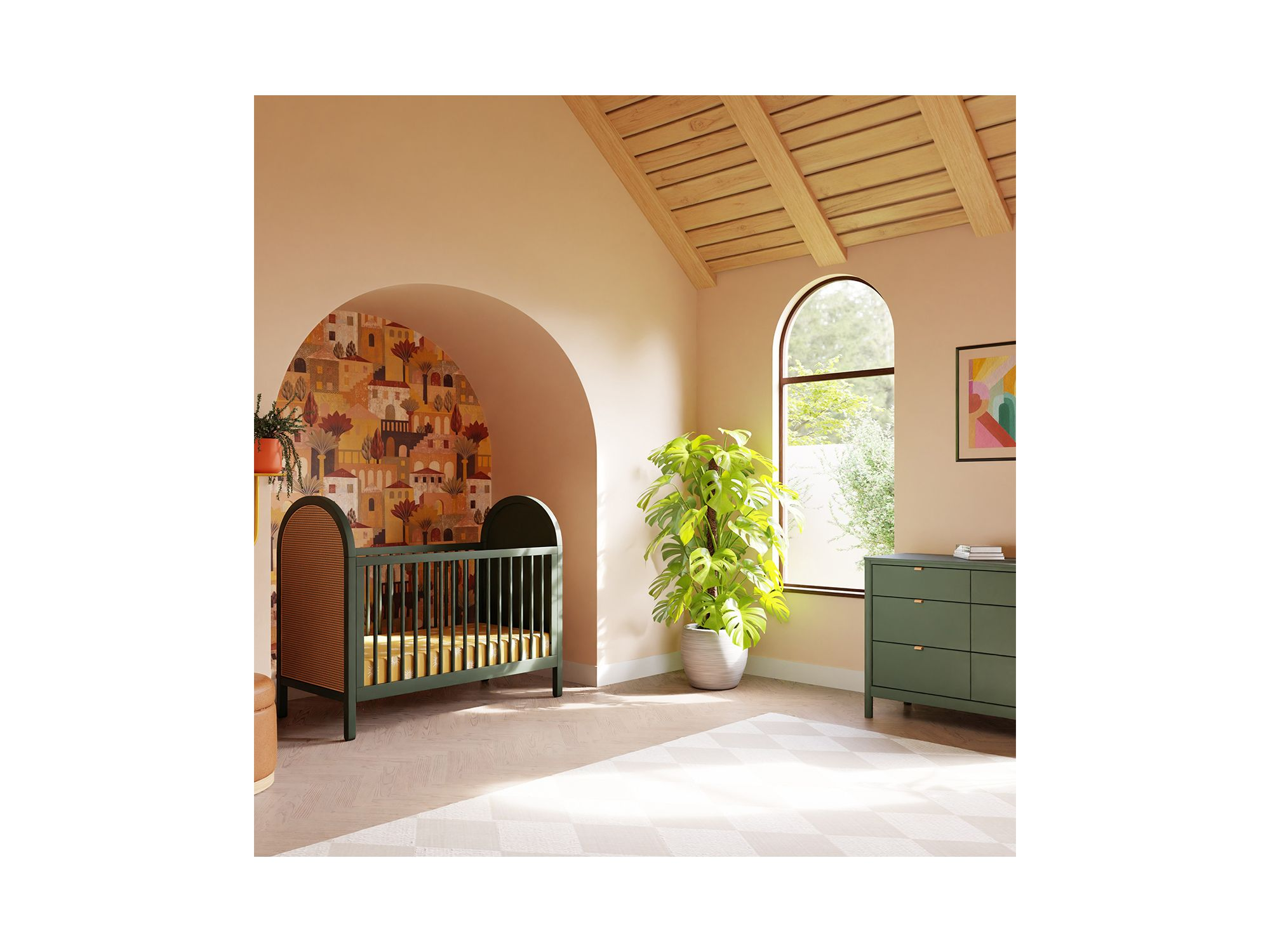 Bondi 3 in 1 Convertible Crib with Toddler Bed Conversion Kit — Image 6