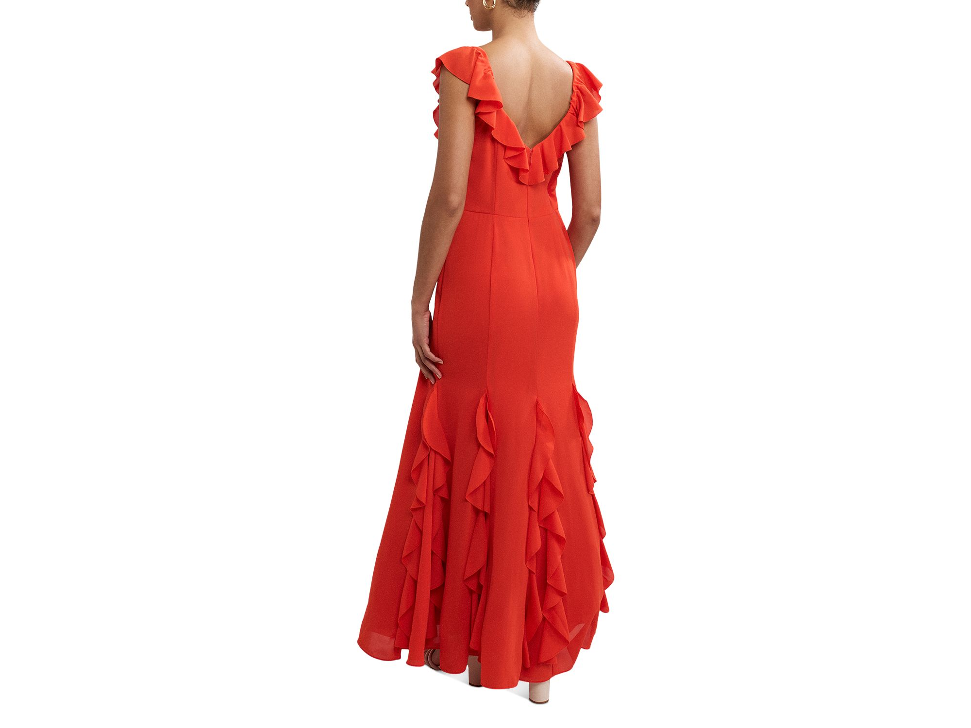 Lianah Ruffled Midi Dress — Image 8